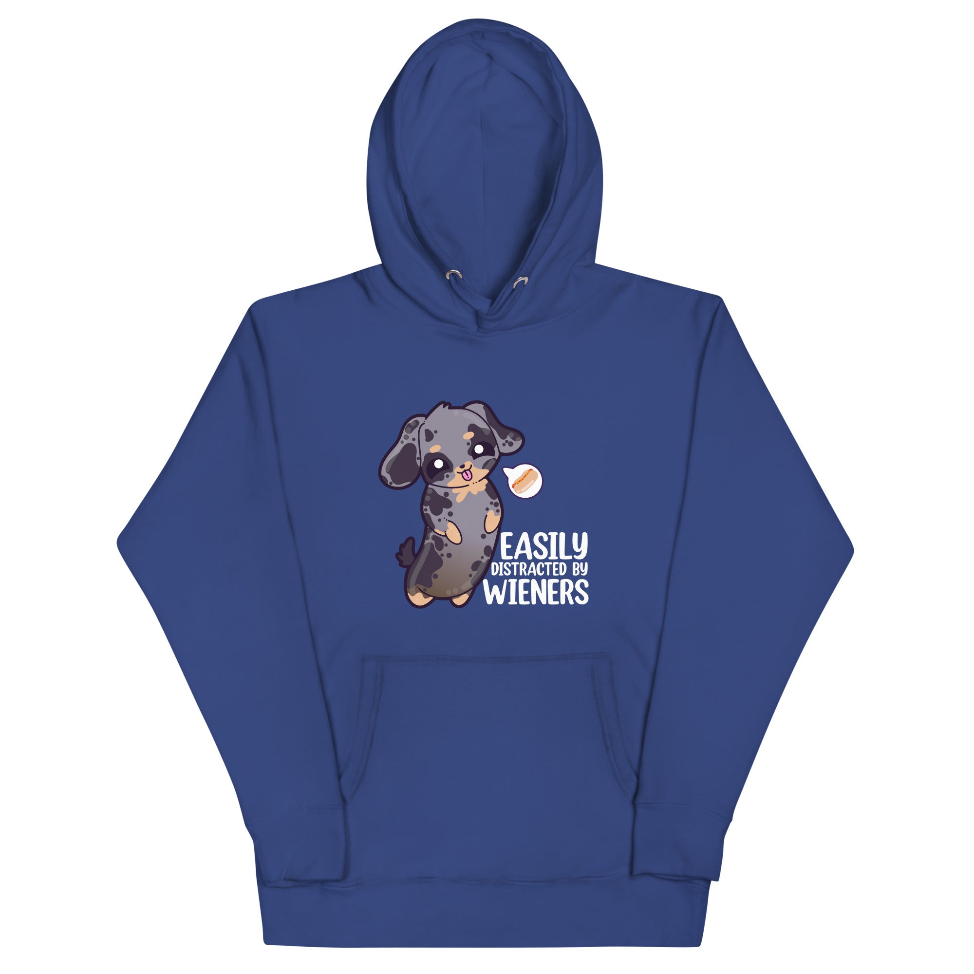 EASILY DISTRACTED BY WEINERS - Modded Hoodie - ChubbleGumLLC