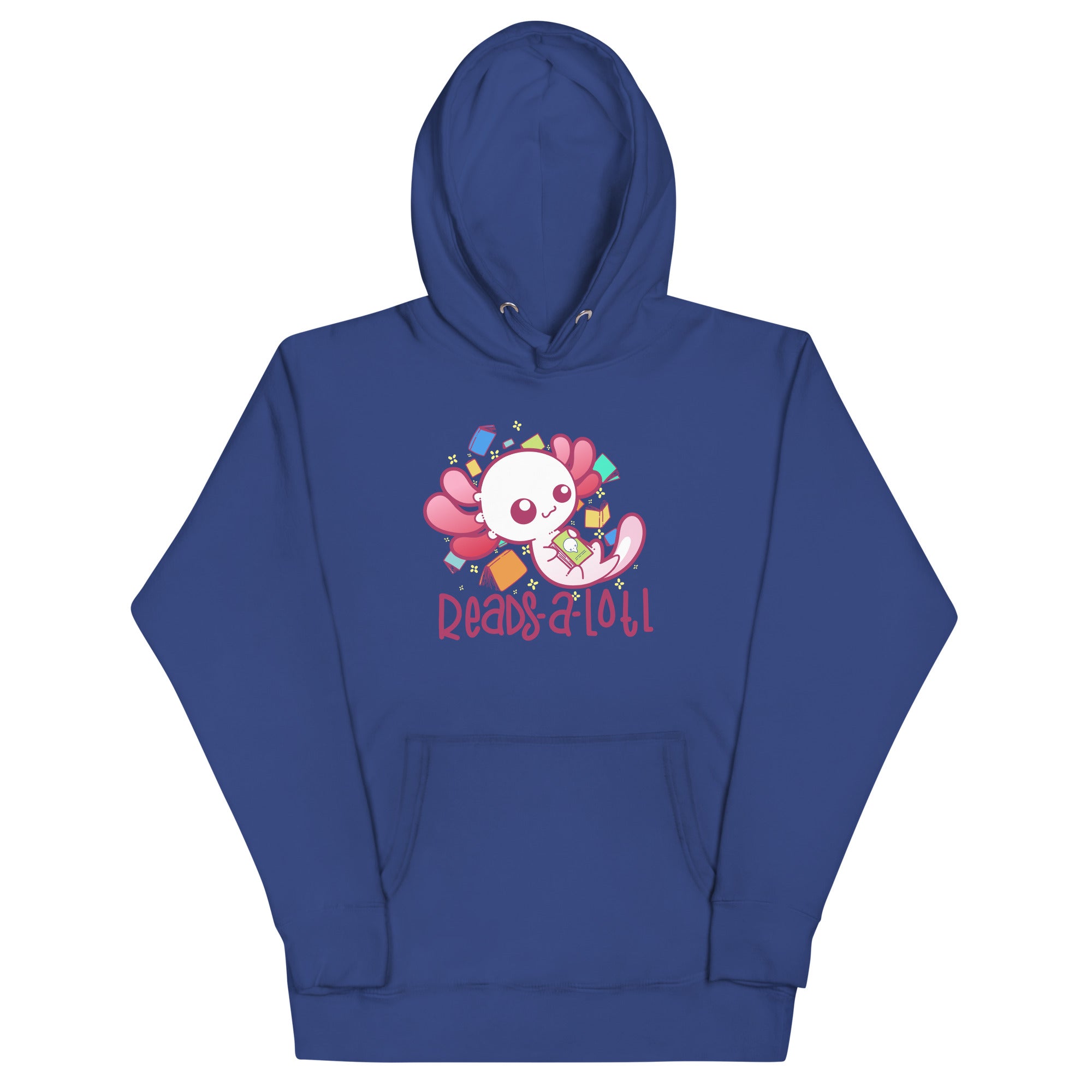 READS A LOTL - Hoodie - ChubbleGumLLC