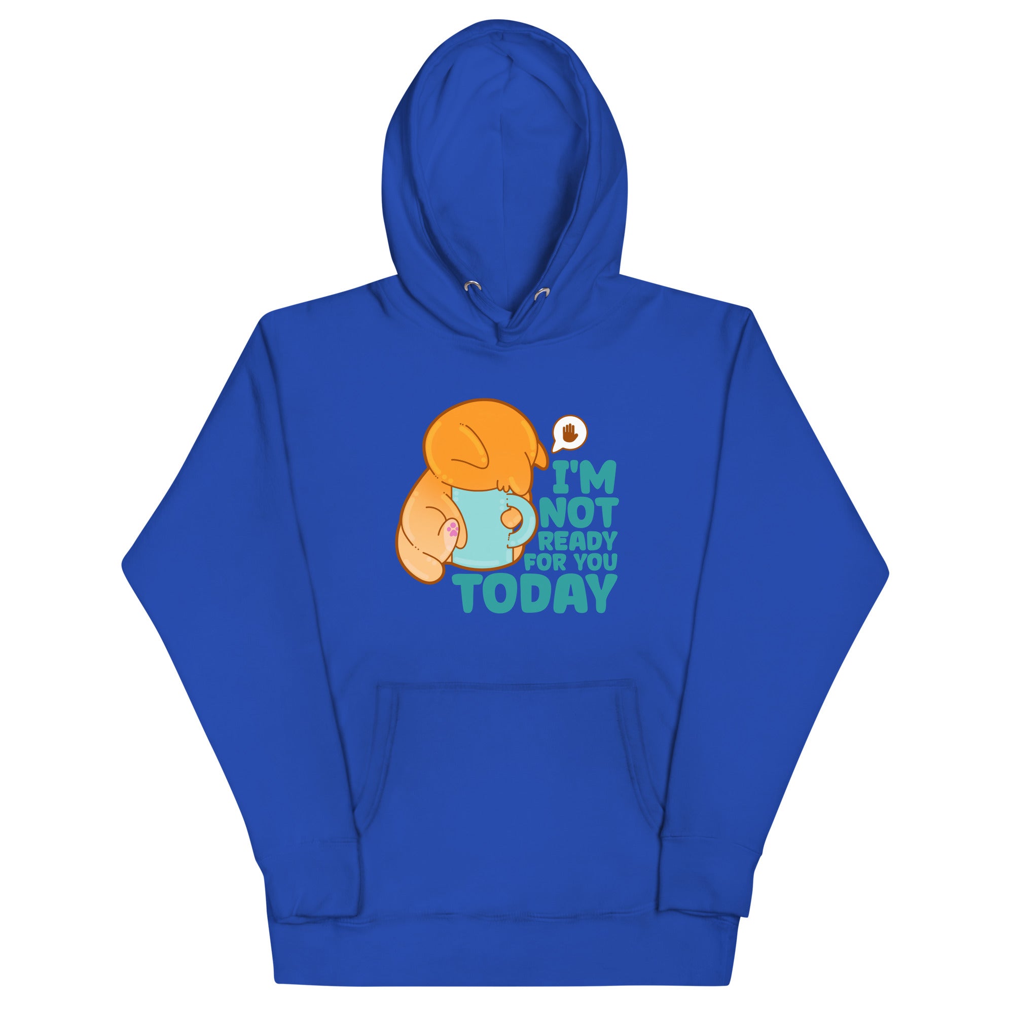 IM NOT READY FOR YOU TODAY - Hoodie - ChubbleGumLLC
