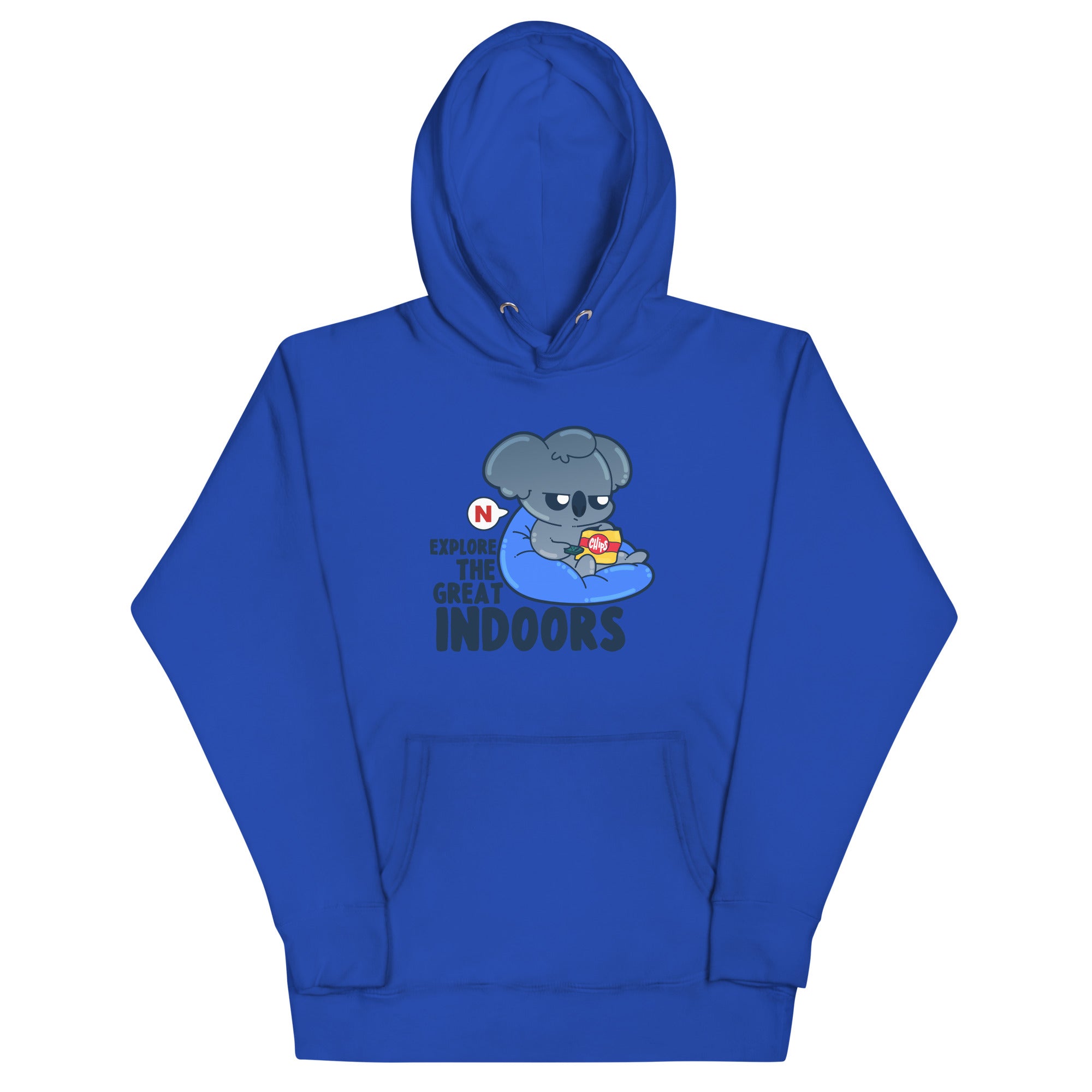 EXPLORE THE GREAT INDOORS - Hoodie - ChubbleGumLLC