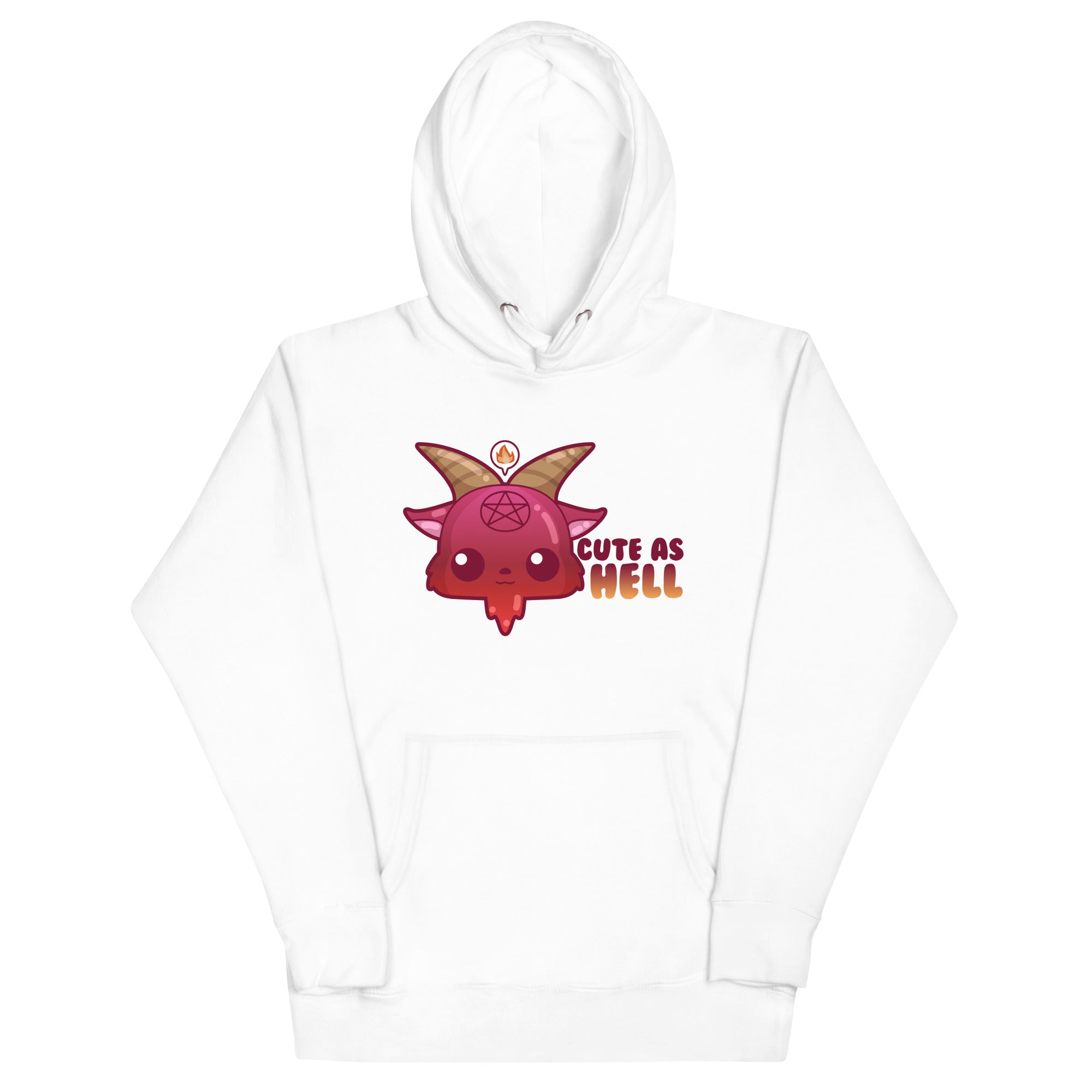 CUTE AS HELL - Hoodie - ChubbleGumLLC