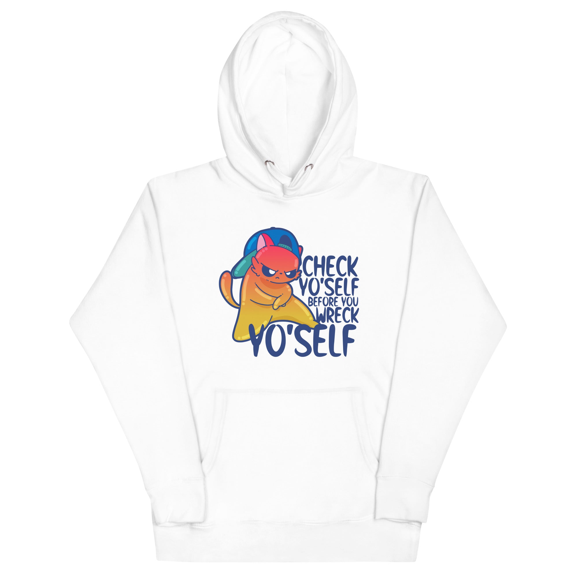 CHECK YOSELF - Hoodie - ChubbleGumLLC