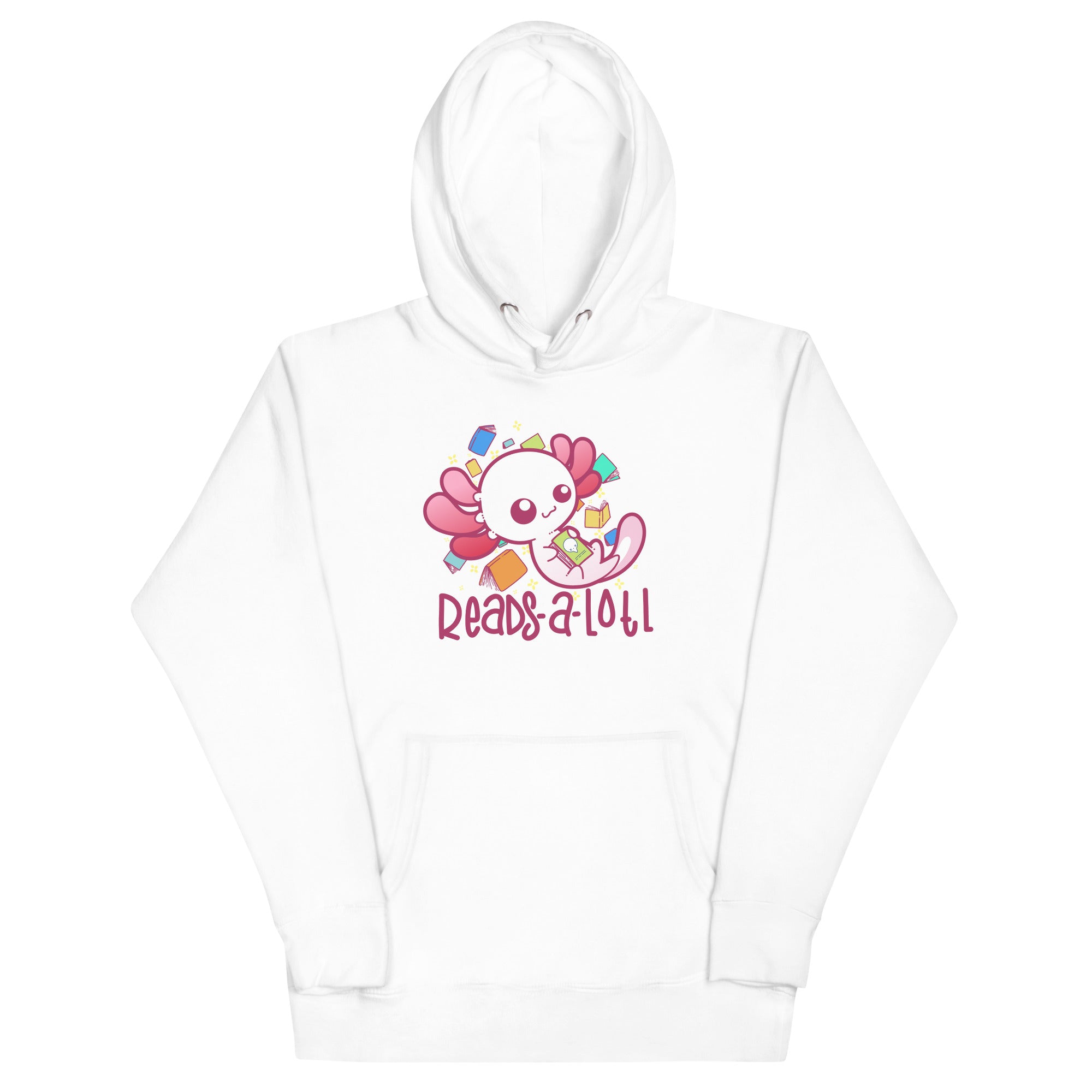 READS A LOTL - Hoodie - ChubbleGumLLC