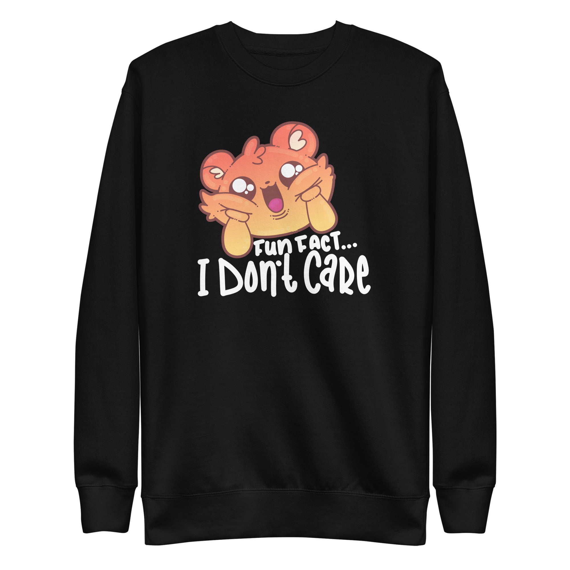 FUN FACT I DONT CARE - Sweatshirt - ChubbleGumLLC