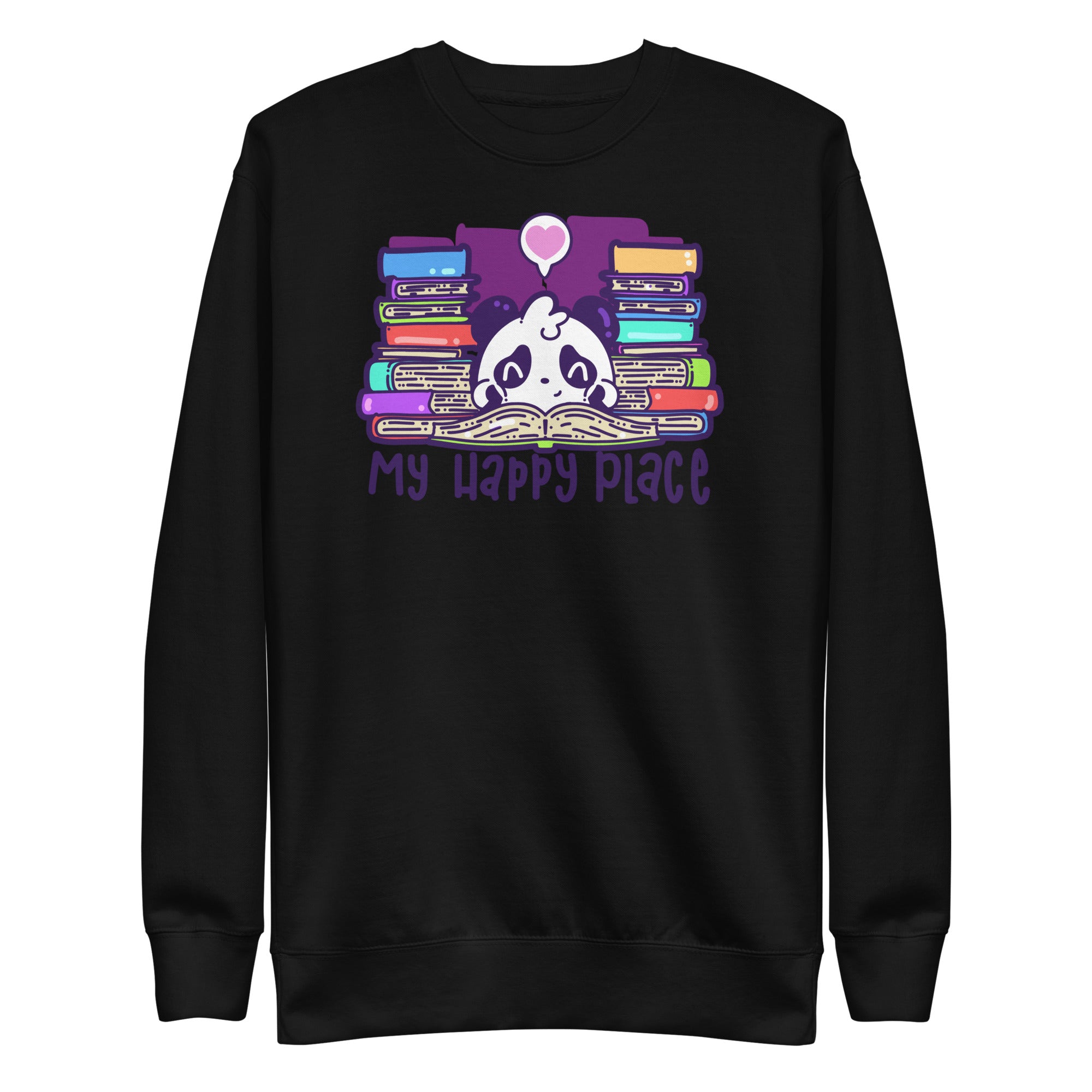 MY HAPPY PLACE - Sweatshirt - ChubbleGumLLC