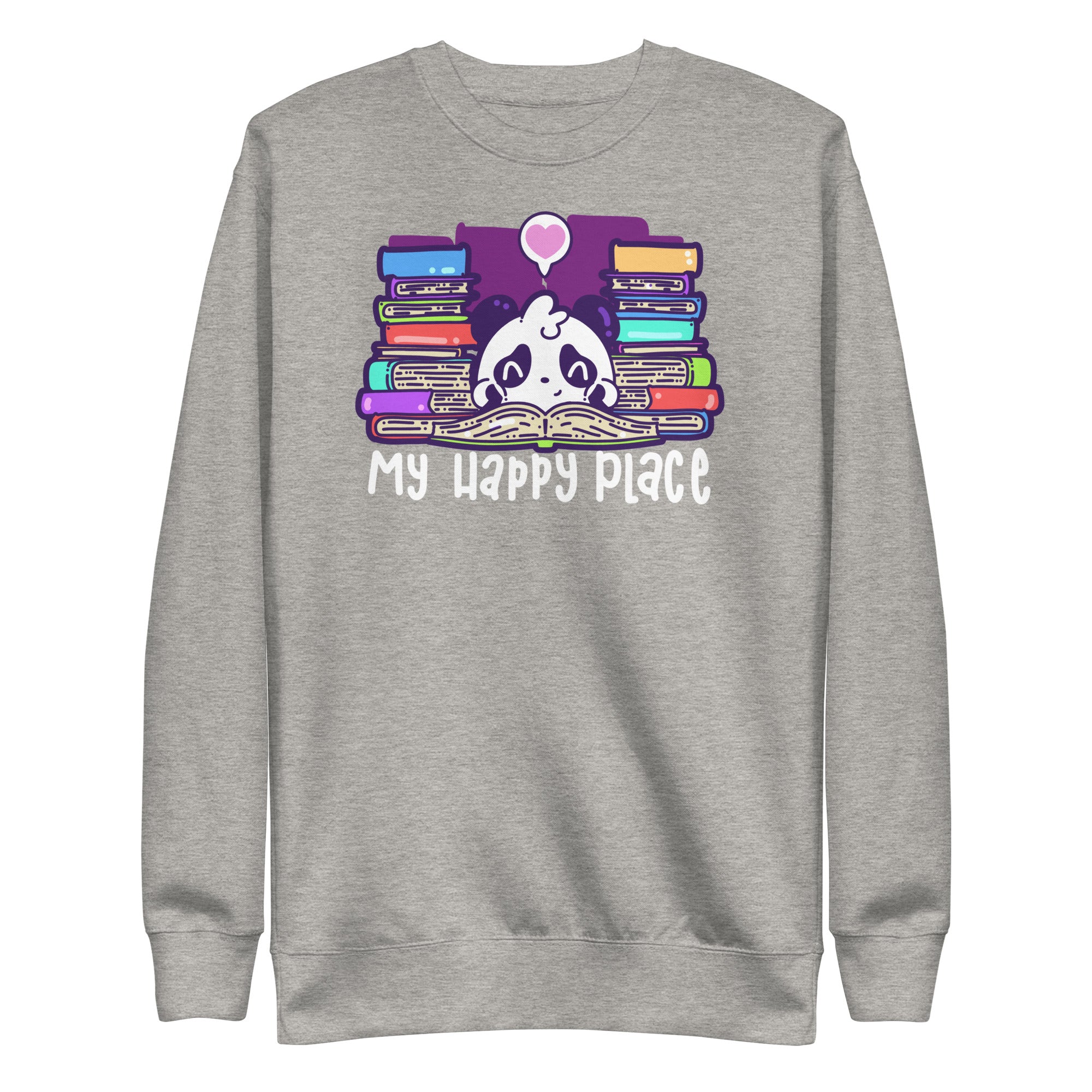 MY HAPPY PLACE - Modified Sweatshirt - ChubbleGumLLC