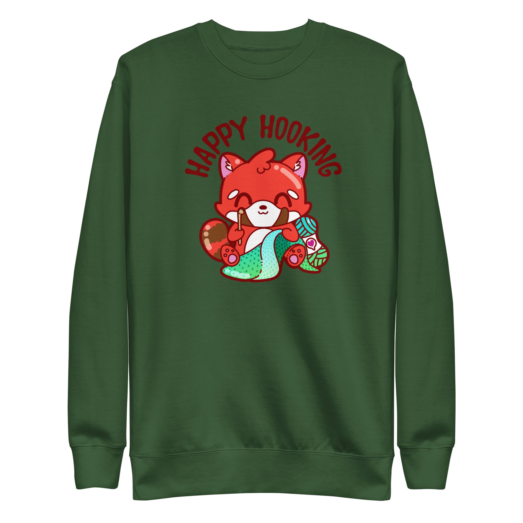 HAPPY HOOKING - Sweatshirt - ChubbleGumLLC