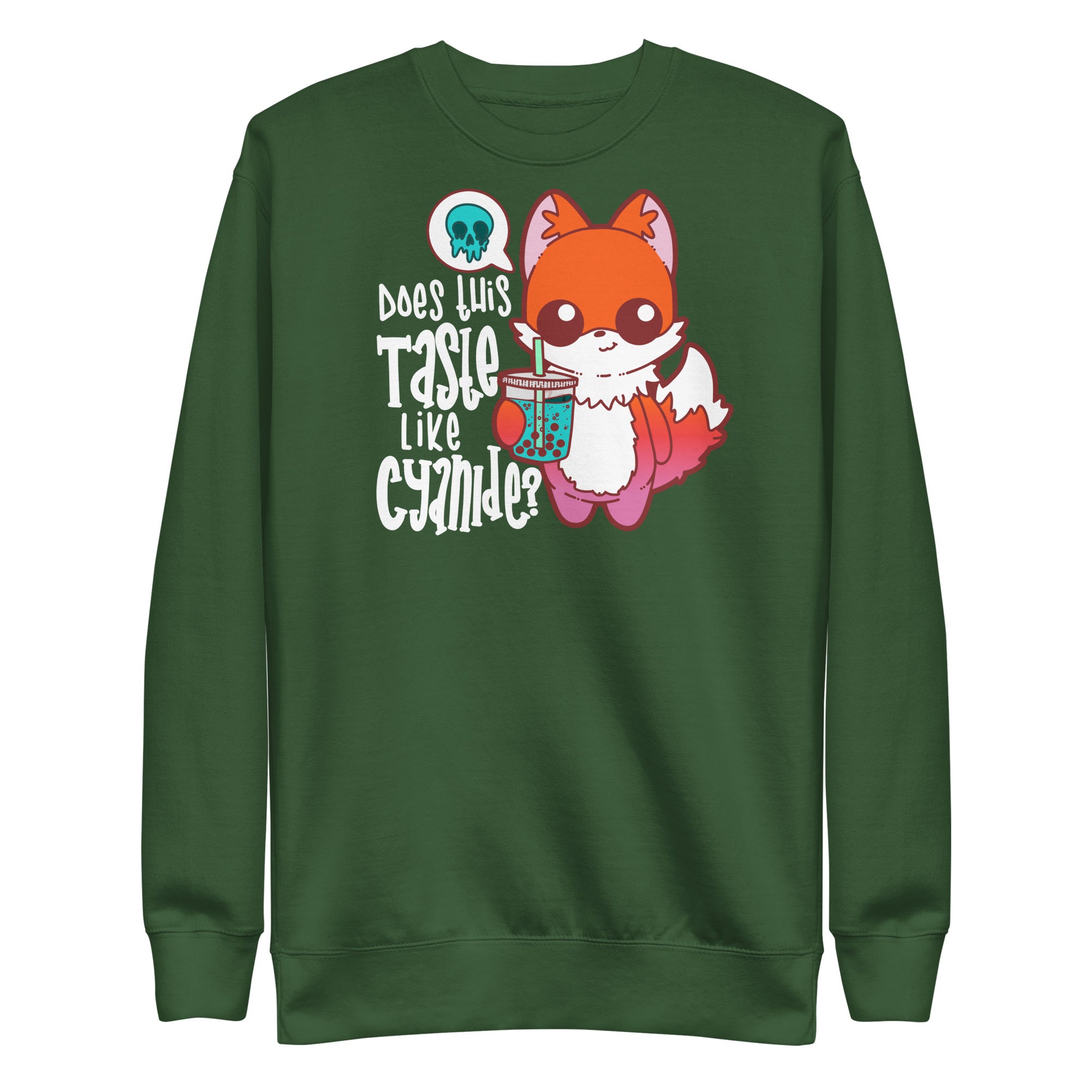 DOES THIS TASTE LIKE CYANIDE - Modded Sweatshirt - ChubbleGumLLC
