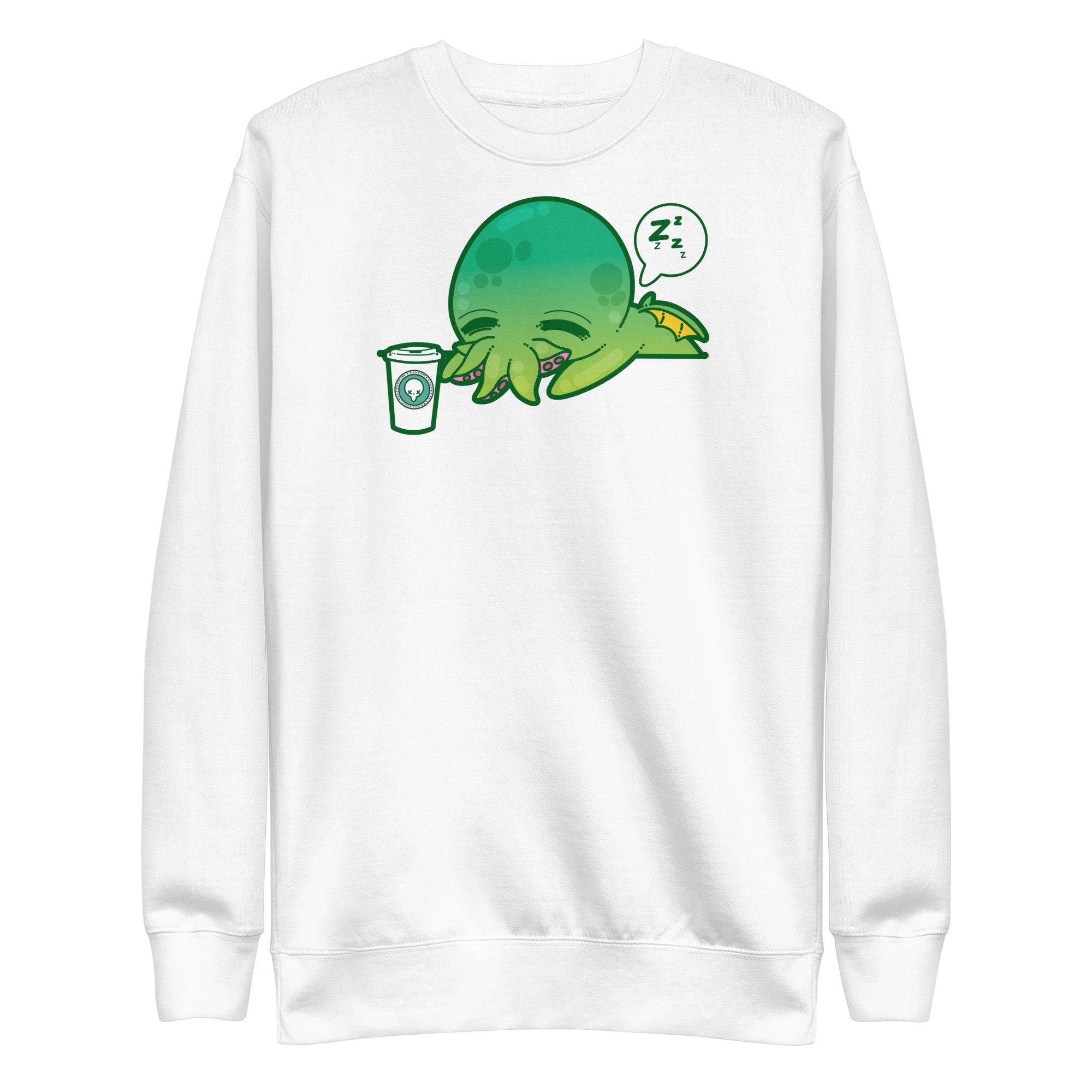 CAFFEINE BEFORE CHAOS - Modded Sweatshirt - ChubbleGumLLC