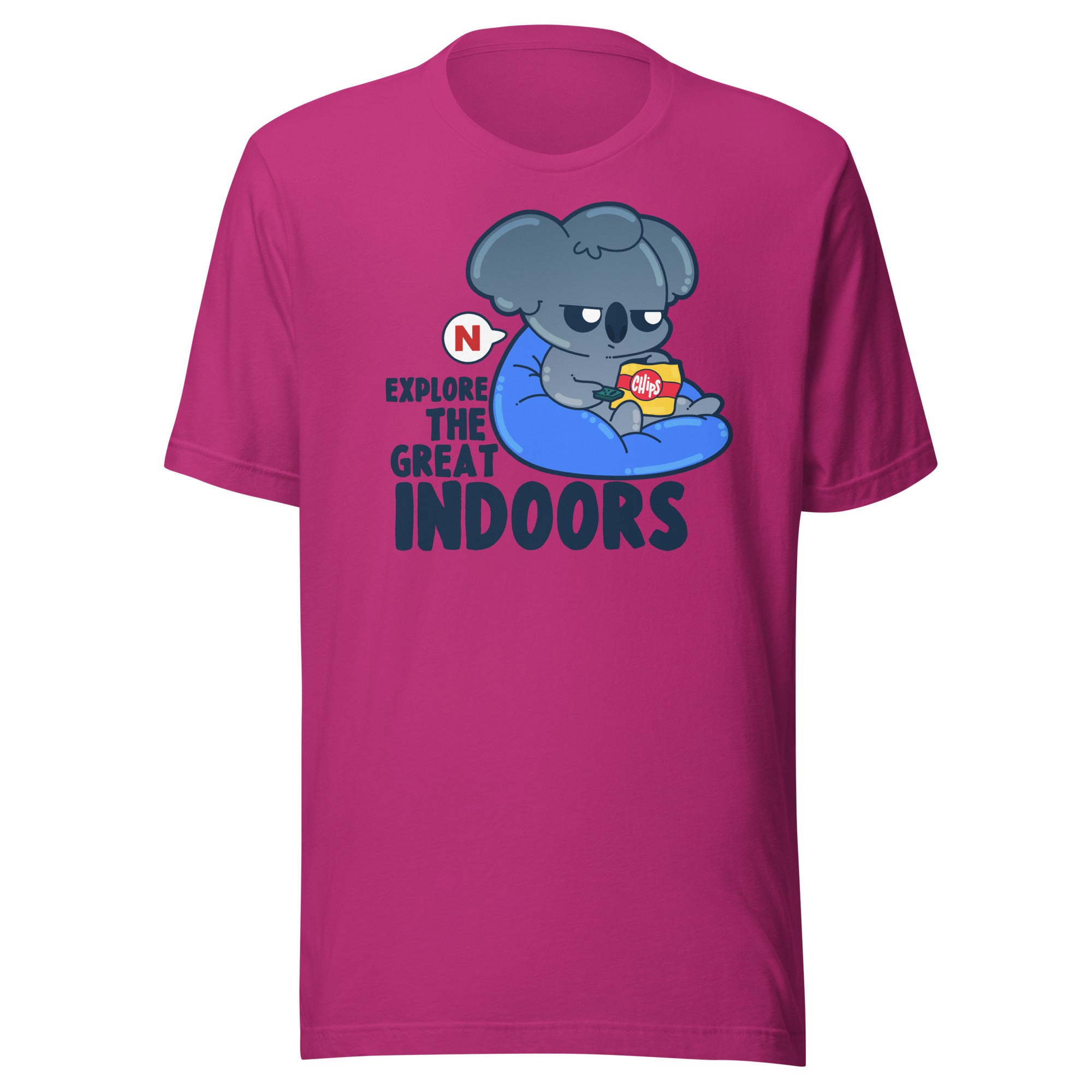 EXPLORE THE GREAT INDOORS - Tee - ChubbleGumLLC
