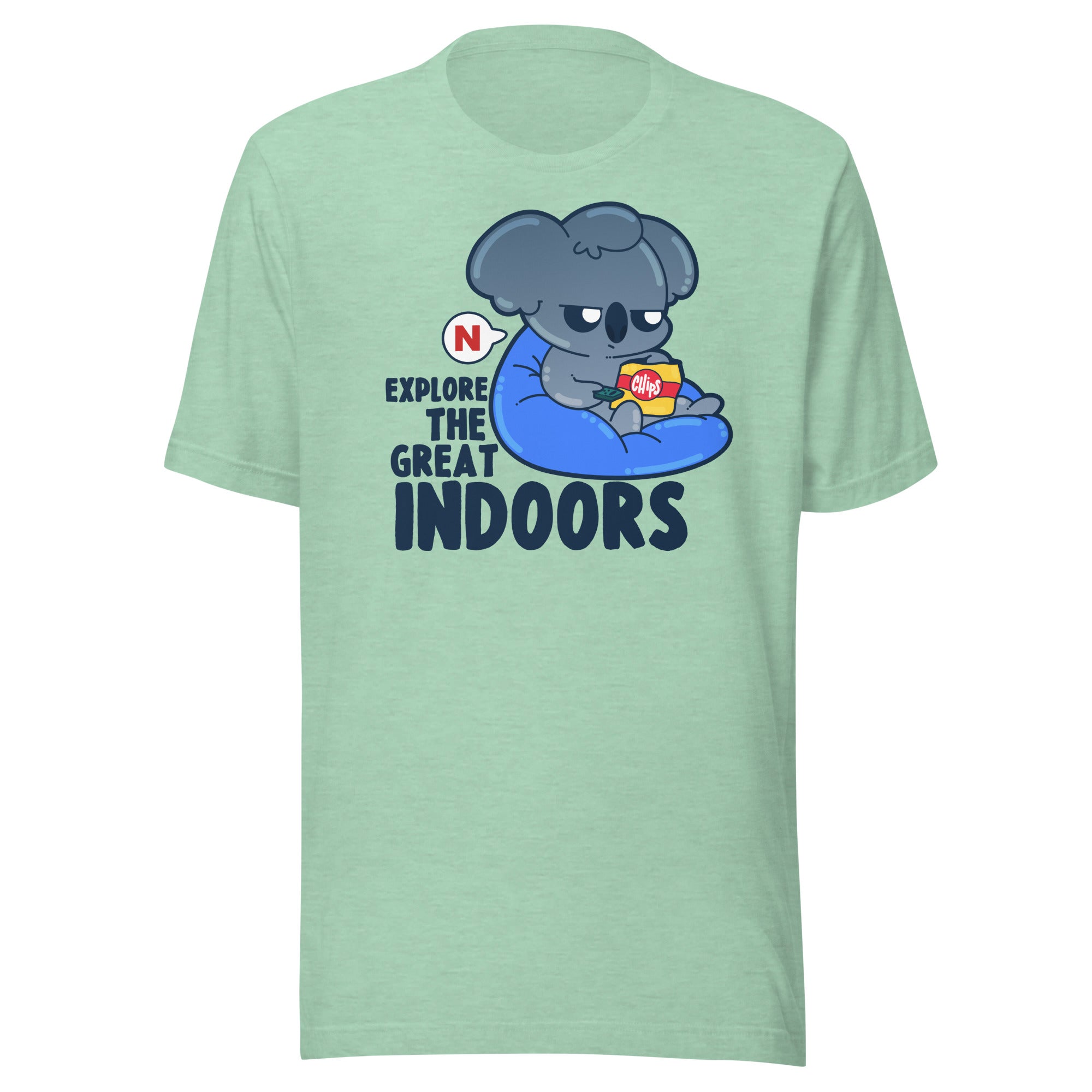 EXPLORE THE GREAT INDOORS - Tee - ChubbleGumLLC