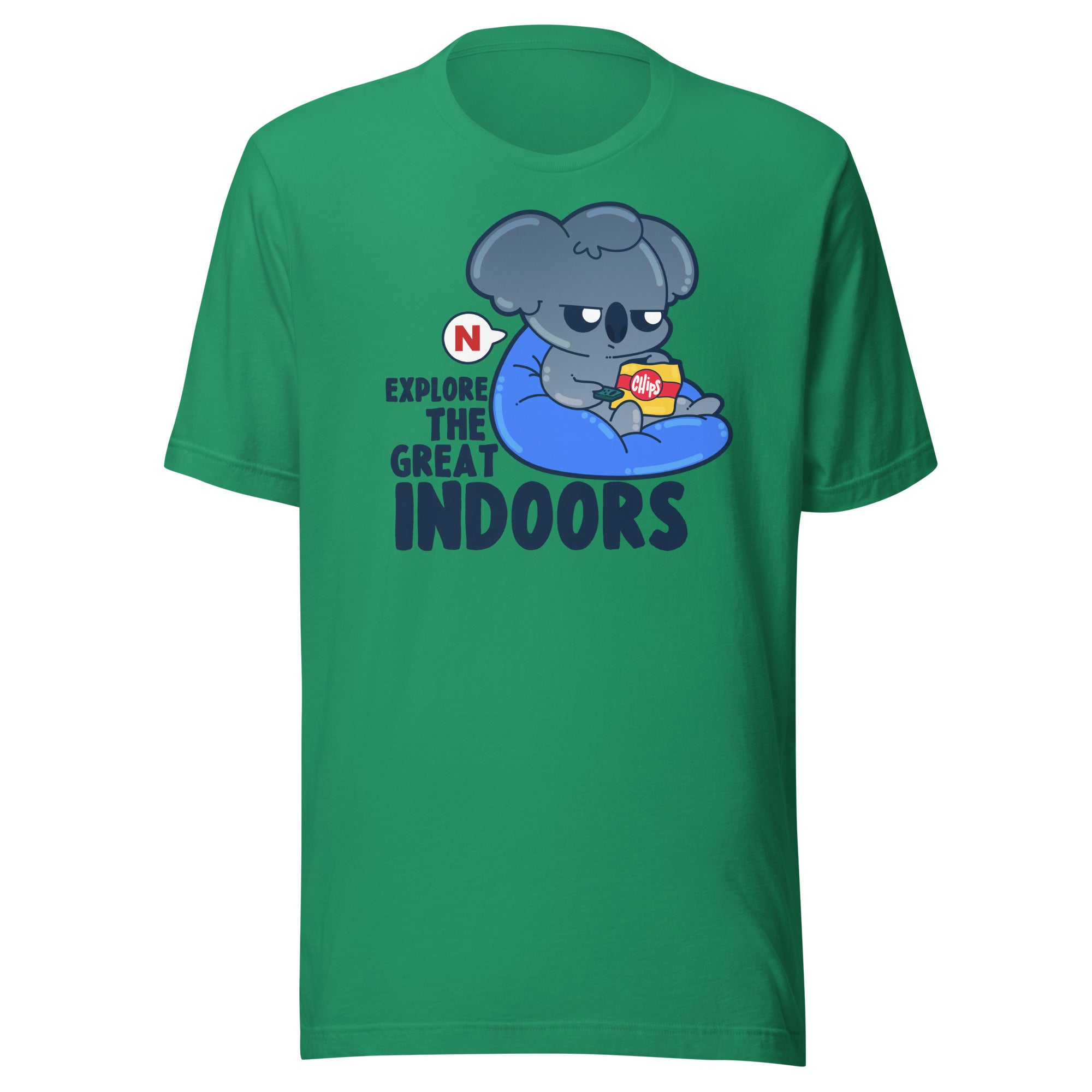 EXPLORE THE GREAT INDOORS - Tee - ChubbleGumLLC
