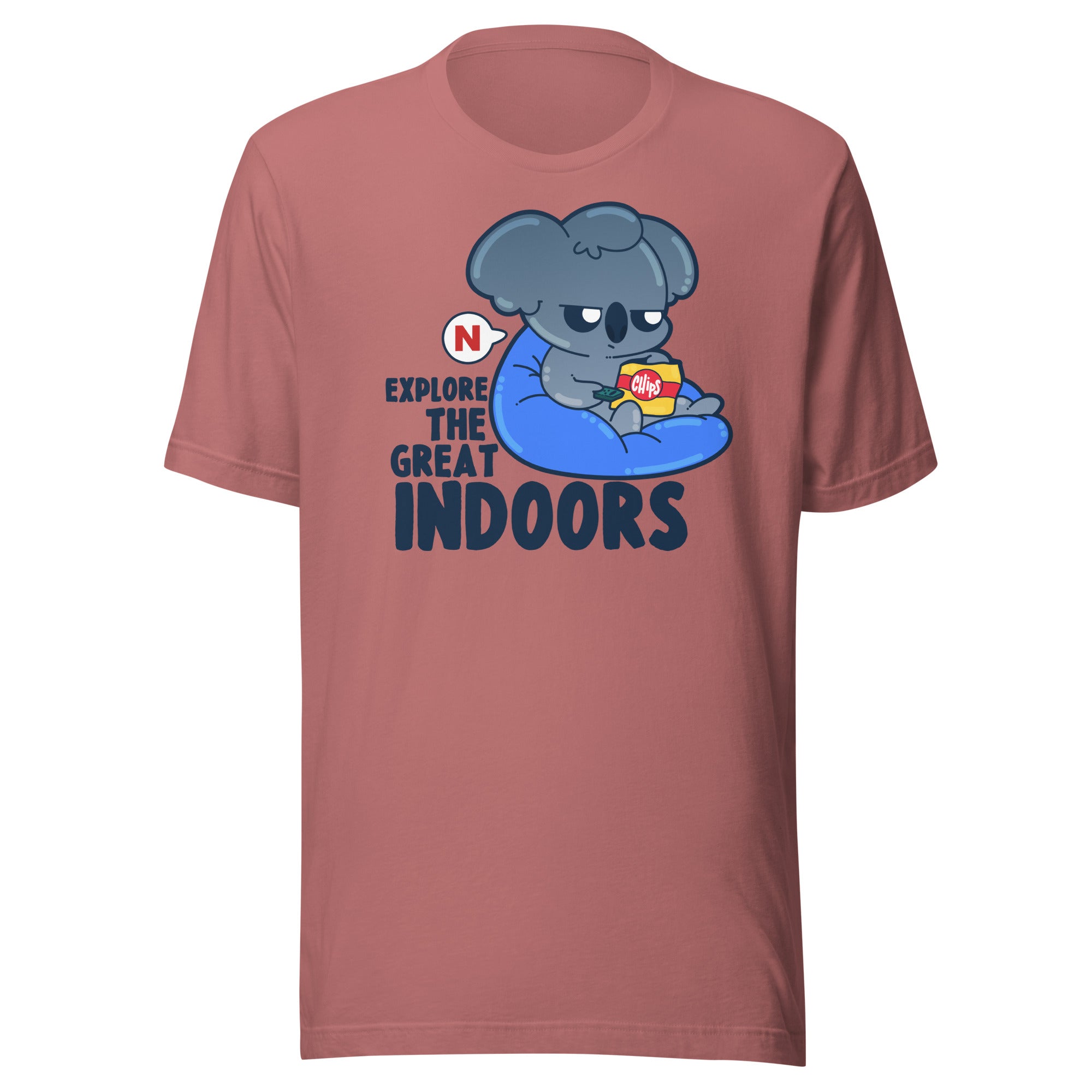 EXPLORE THE GREAT INDOORS - Tee - ChubbleGumLLC