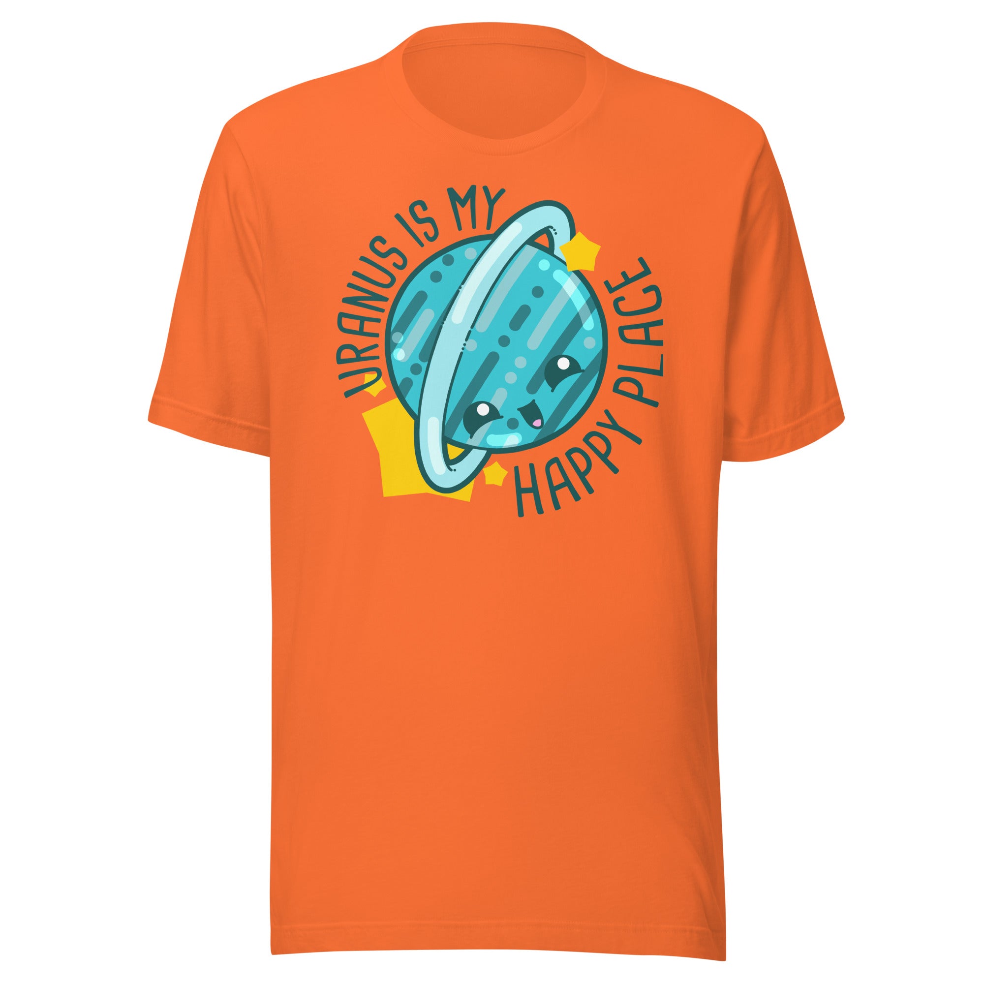 URANUS IS MY HAPPY PLACE - Tee - ChubbleGumLLC