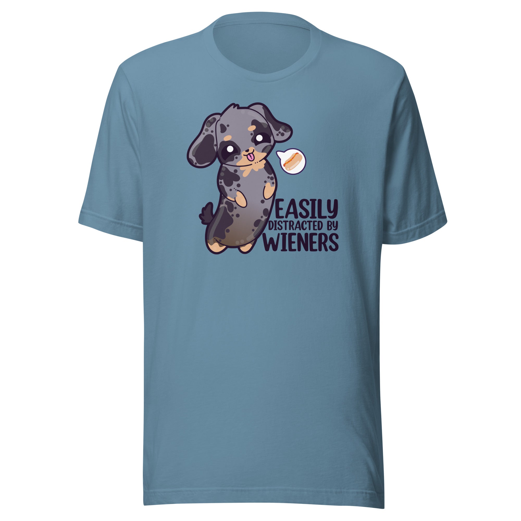 EASILY DISTRACTED BY WIENERS - Tee - ChubbleGumLLC