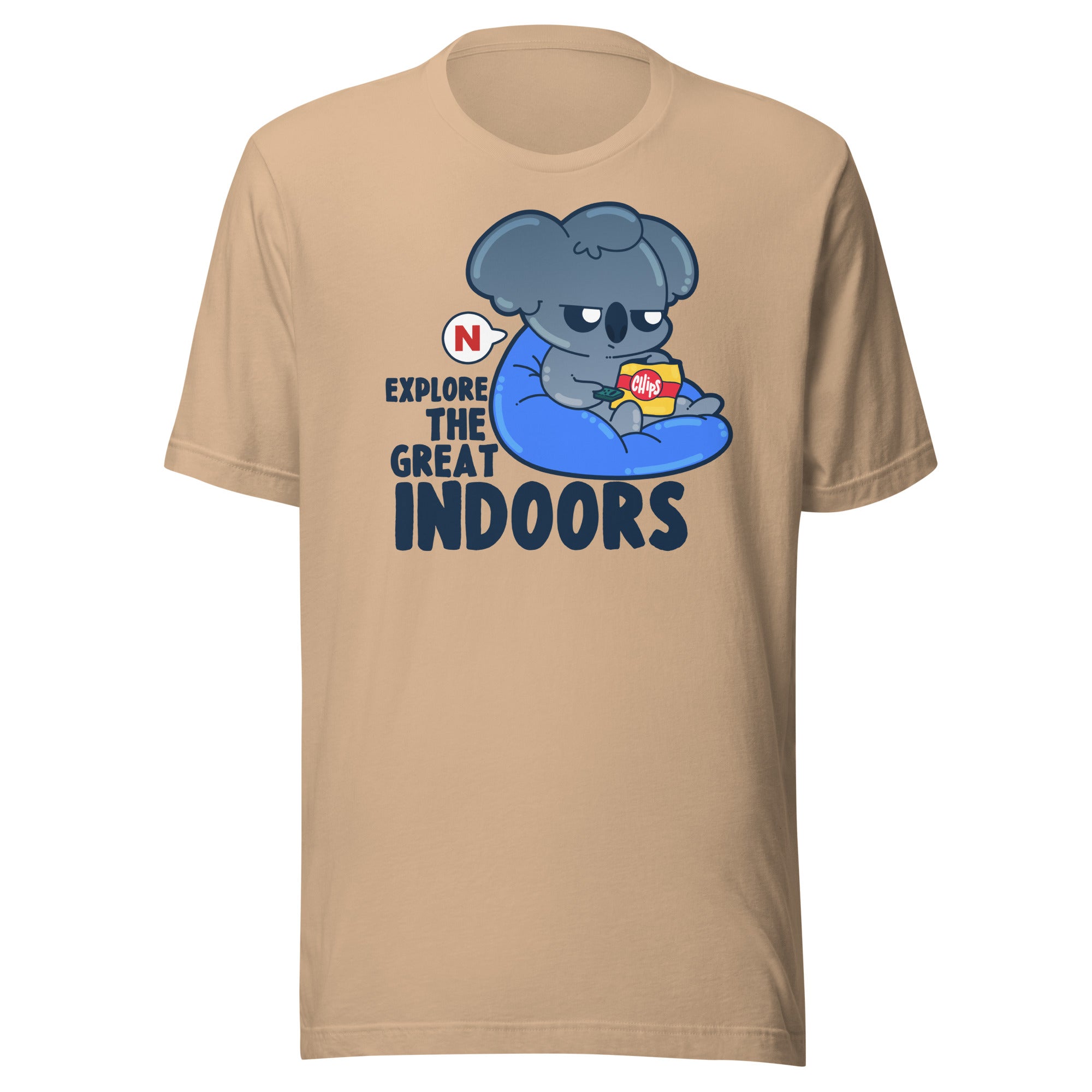 EXPLORE THE GREAT INDOORS - Tee - ChubbleGumLLC