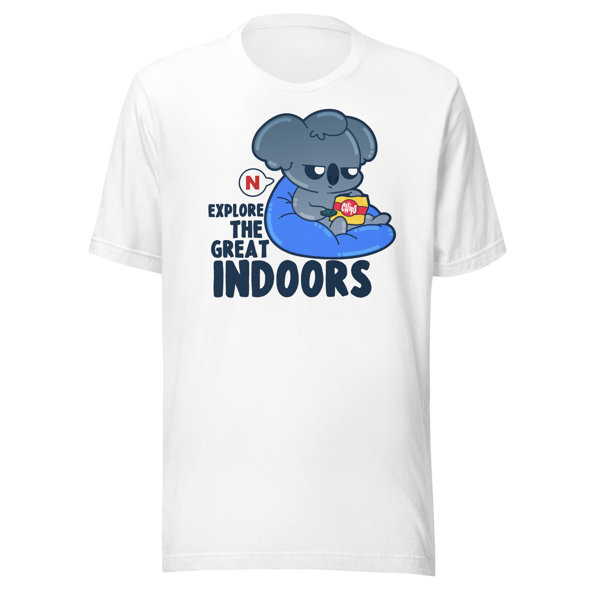 EXPLORE THE GREAT INDOORS - Tee - ChubbleGumLLC