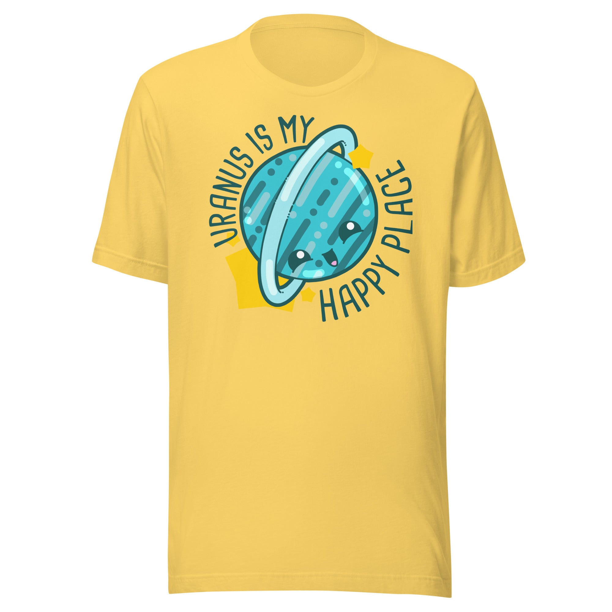 URANUS IS MY HAPPY PLACE - Tee - ChubbleGumLLC