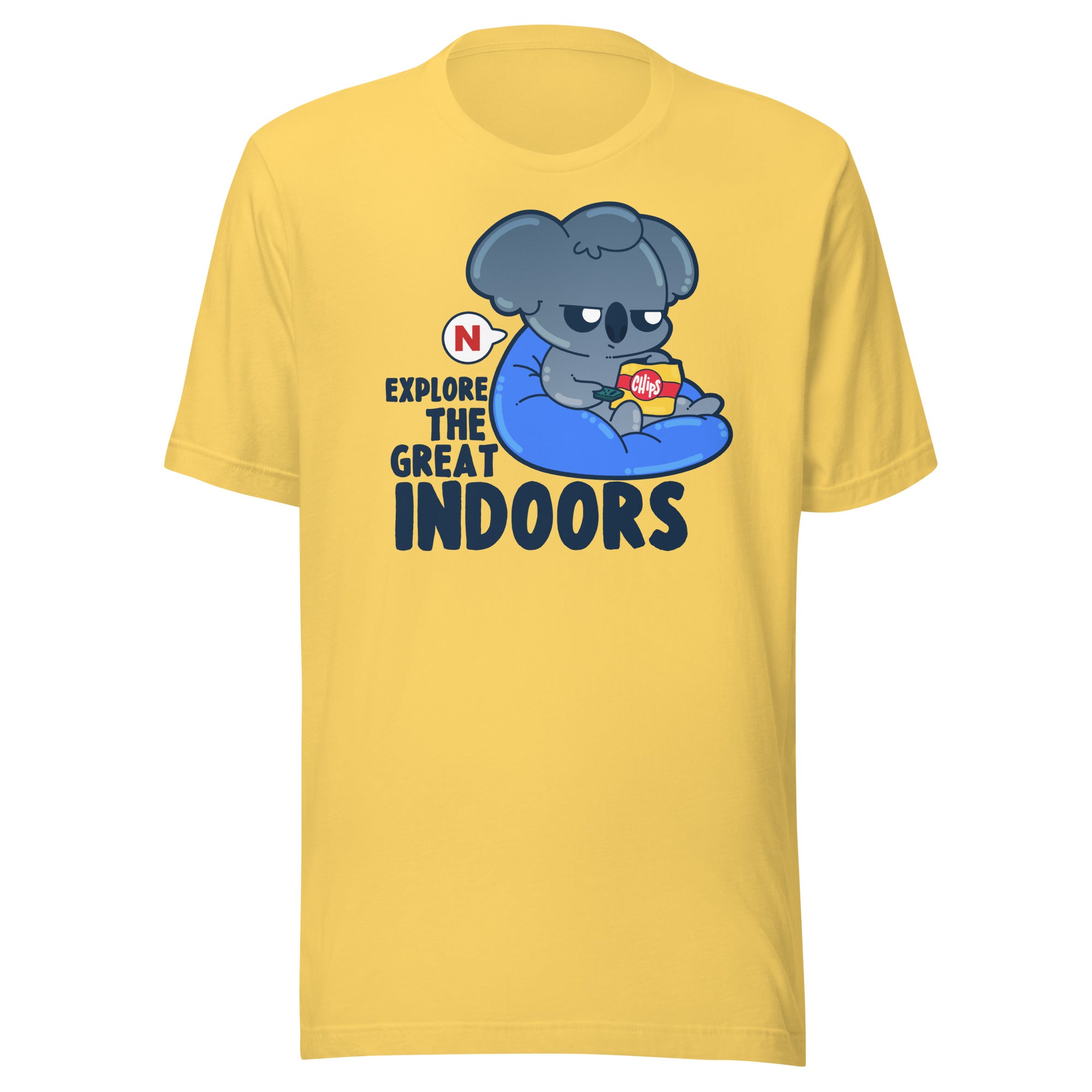 EXPLORE THE GREAT INDOORS - Tee - ChubbleGumLLC