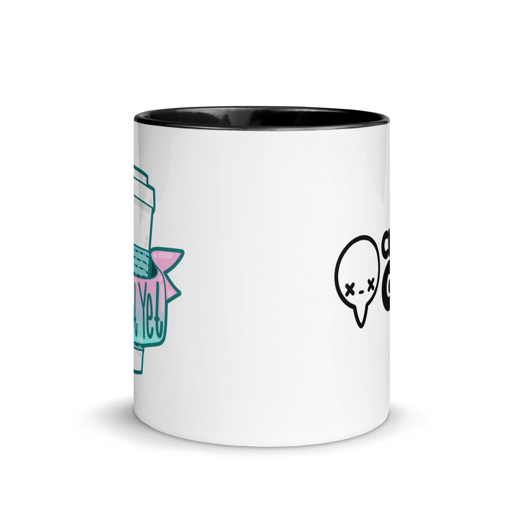 SHH NOT YET - Mug With Color Inside - ChubbleGumLLC