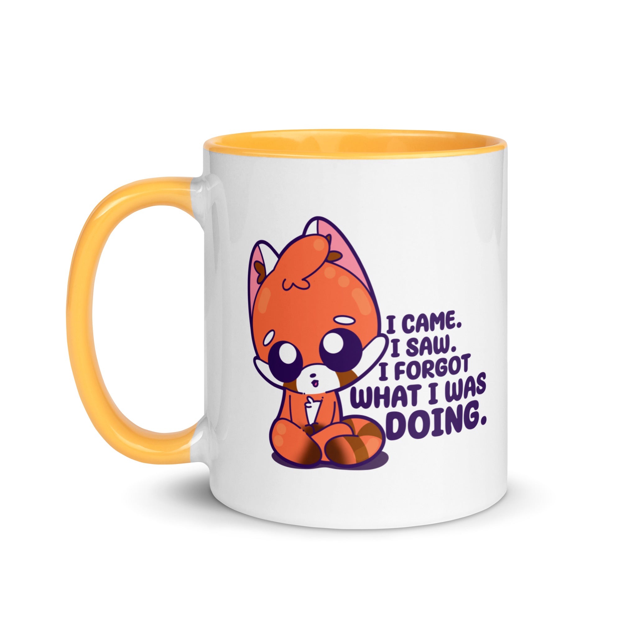 I CAME I SAW I FORGOT - Mug with Color Inside