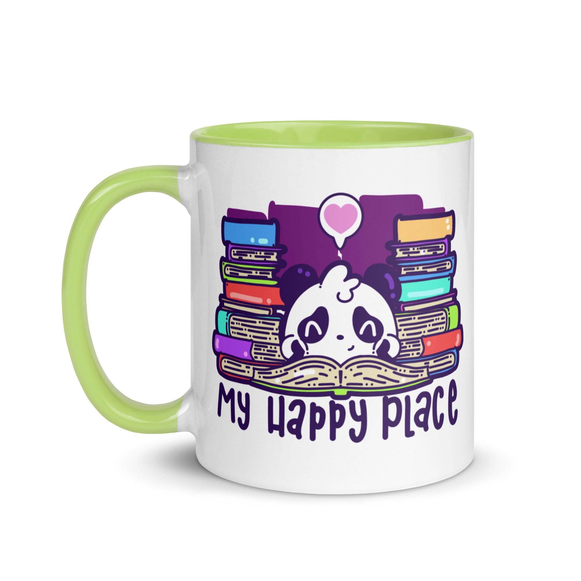 MY HAPPY PLACE - Mug with Color Inside - ChubbleGumLLC