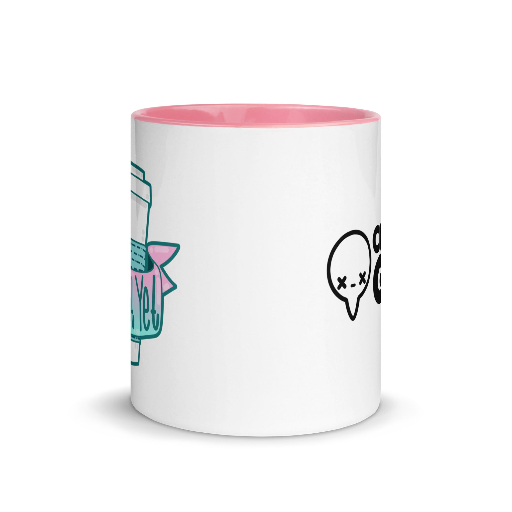 SHH NOT YET - Mug With Color Inside - ChubbleGumLLC