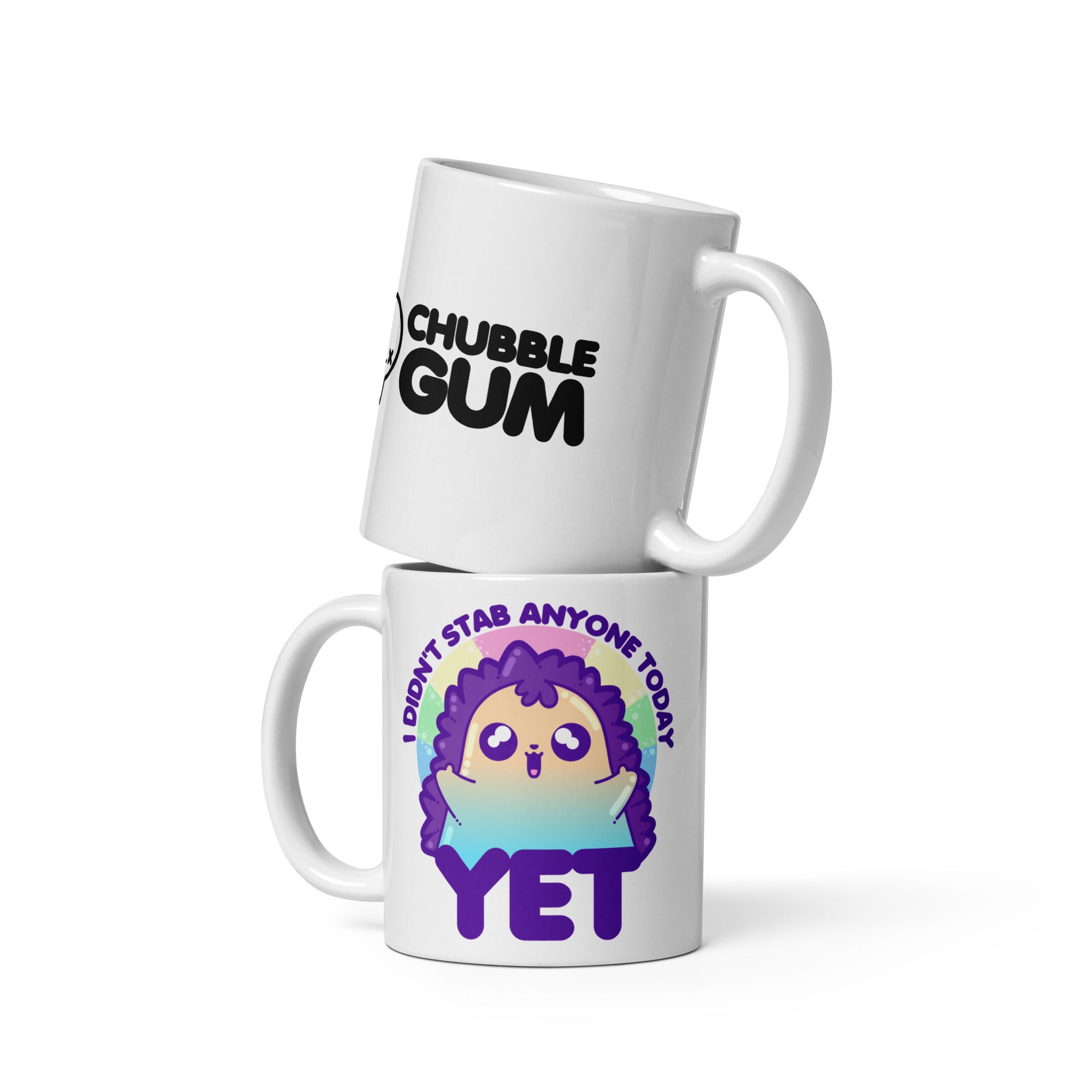 White glossy mug - ChubbleGumLLC