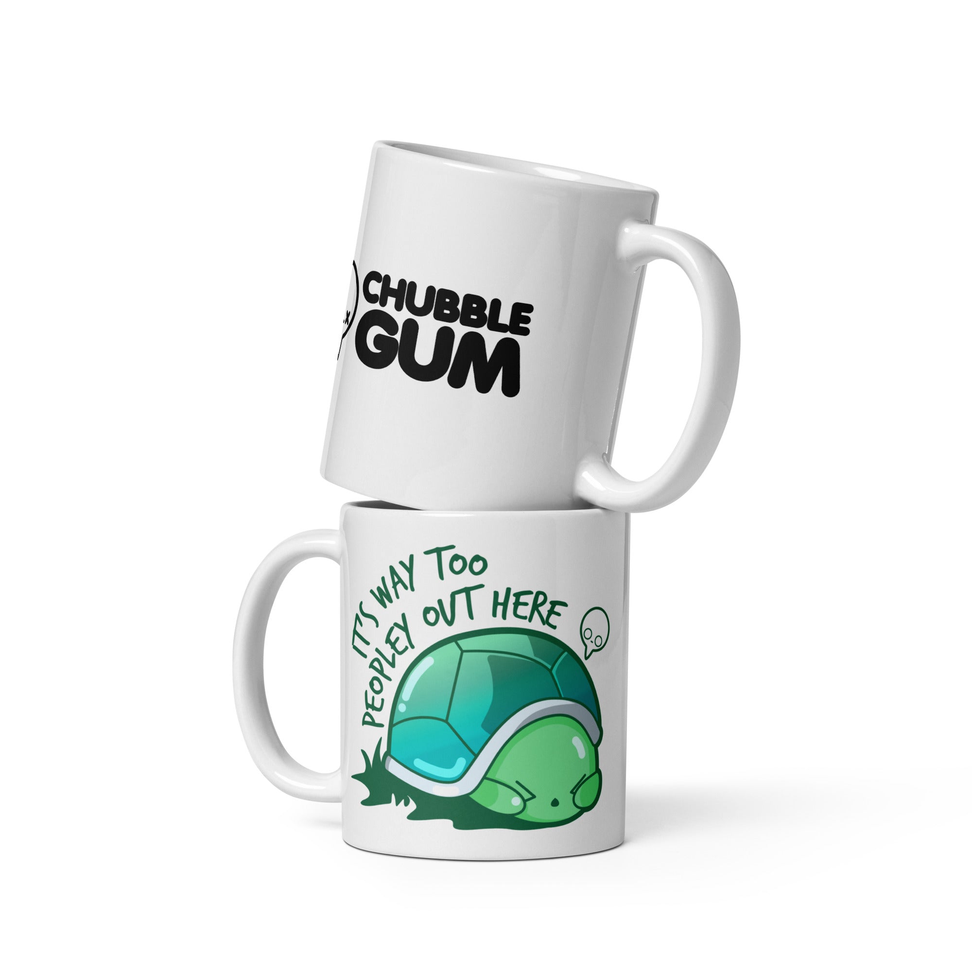 White glossy mug - ChubbleGumLLC
