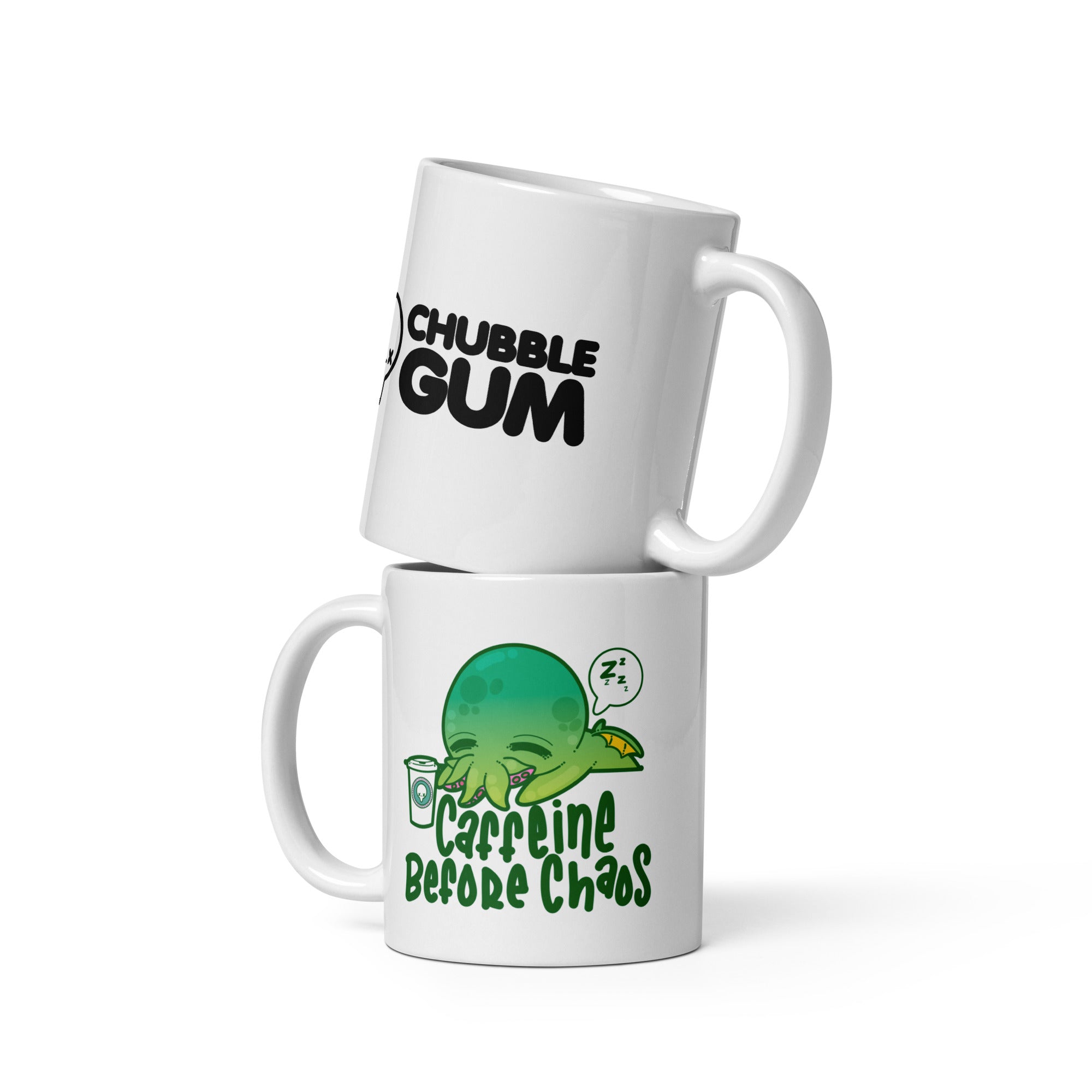 White glossy mug - ChubbleGumLLC