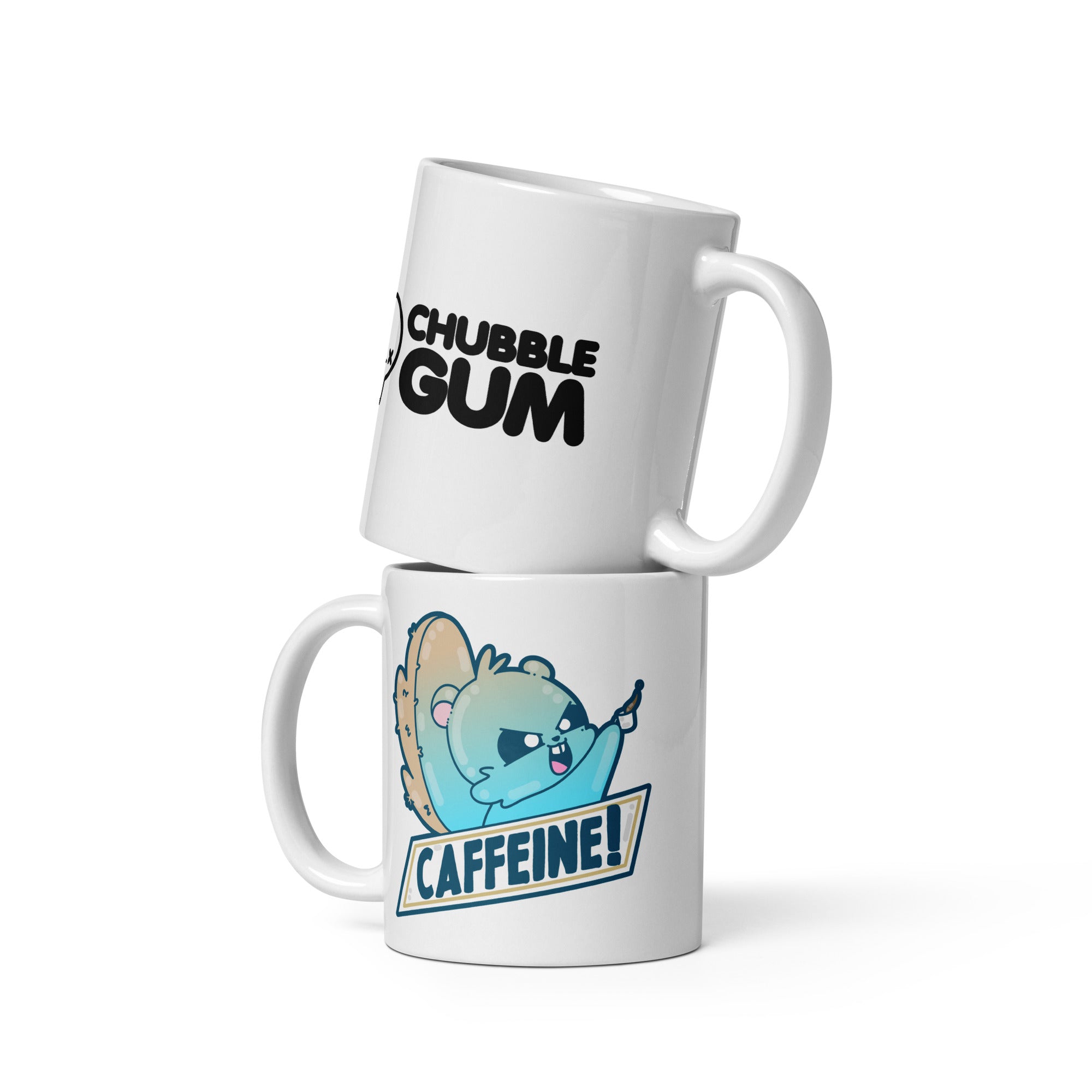 White glossy mug - ChubbleGumLLC