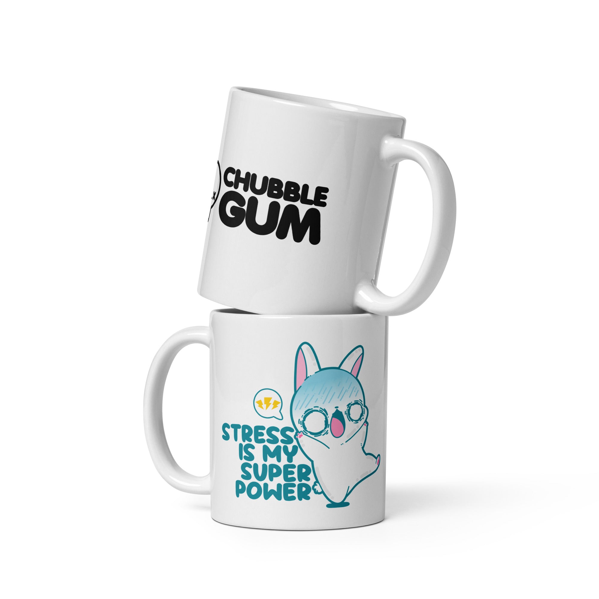 STRESS IS MY SUPERPOWER - Coffee Mug - ChubbleGumLLC
