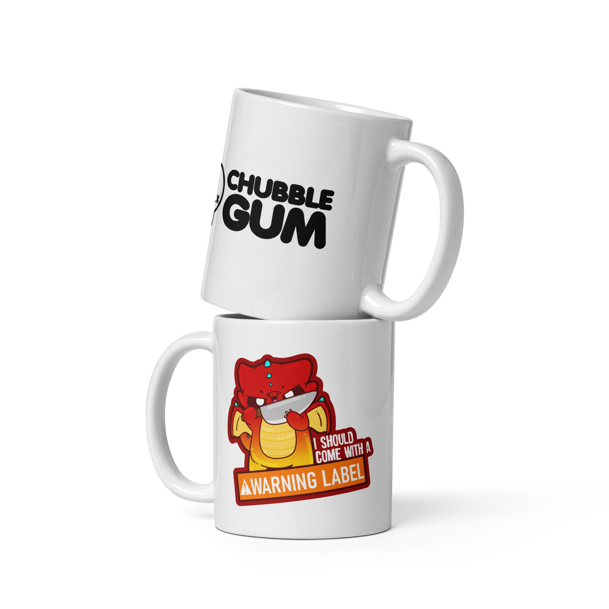 I SHOULD COME WITH A WARNING LABEL - Coffee Mug - ChubbleGumLLC