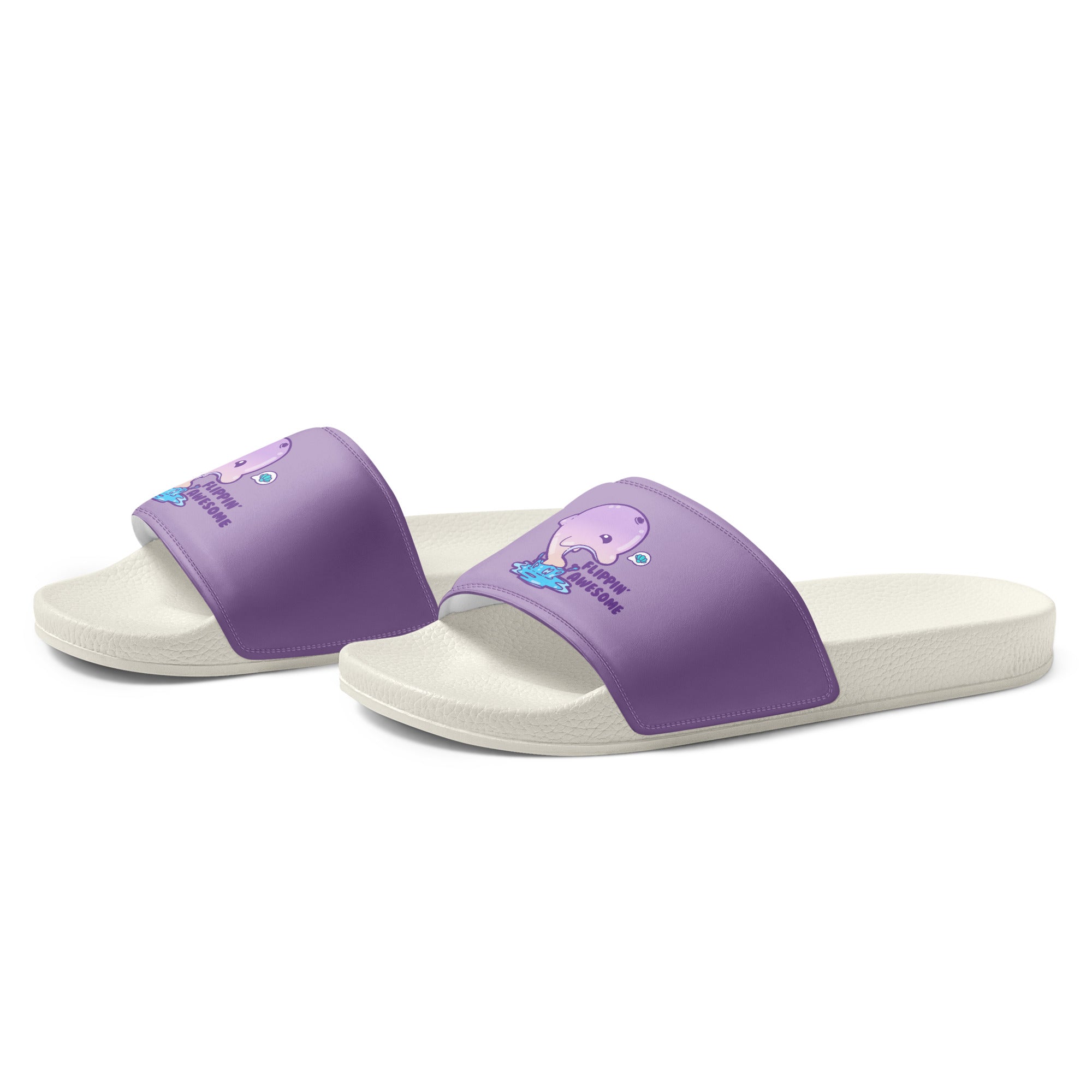 FLIPPIN AWESOME - Women’s Slides - ChubbleGumLLC