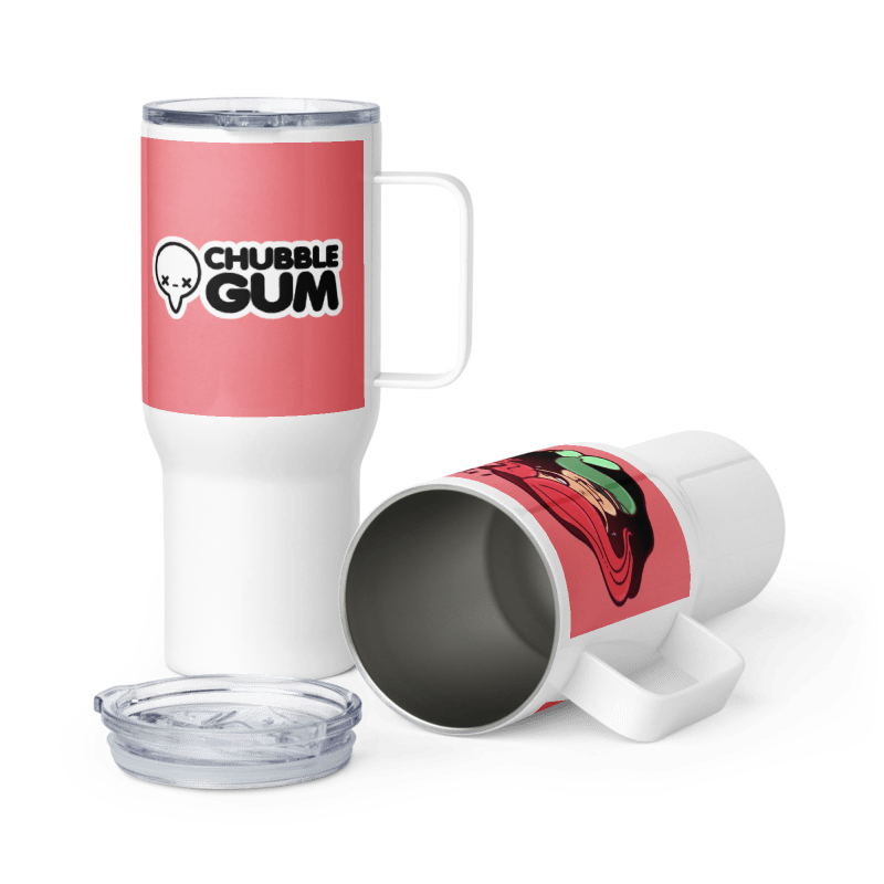 I WANNA BE WHERE THE PEOPLE ARENT - 25 oz Travel Mug - ChubbleGumLLC