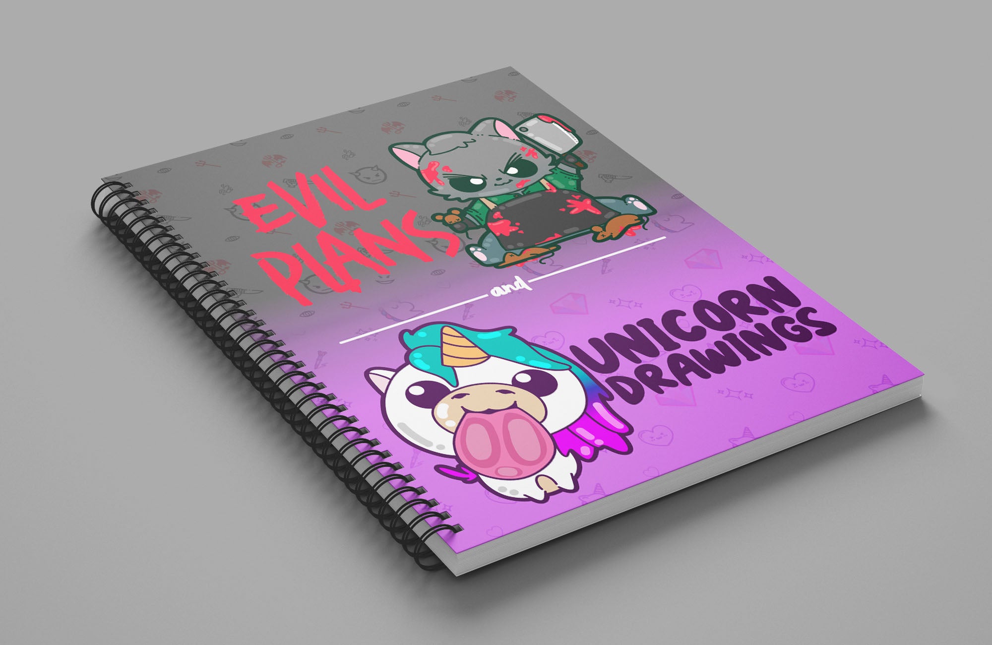 Undertale Au Sanses Good And Evil Notebook: (110 Pages, Lined, 6 x