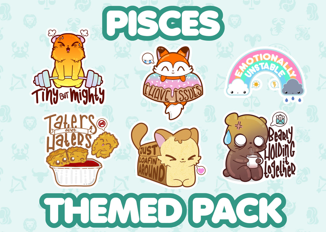 Pisces Zodiac Themed Pack - ChubbleGumLLC
