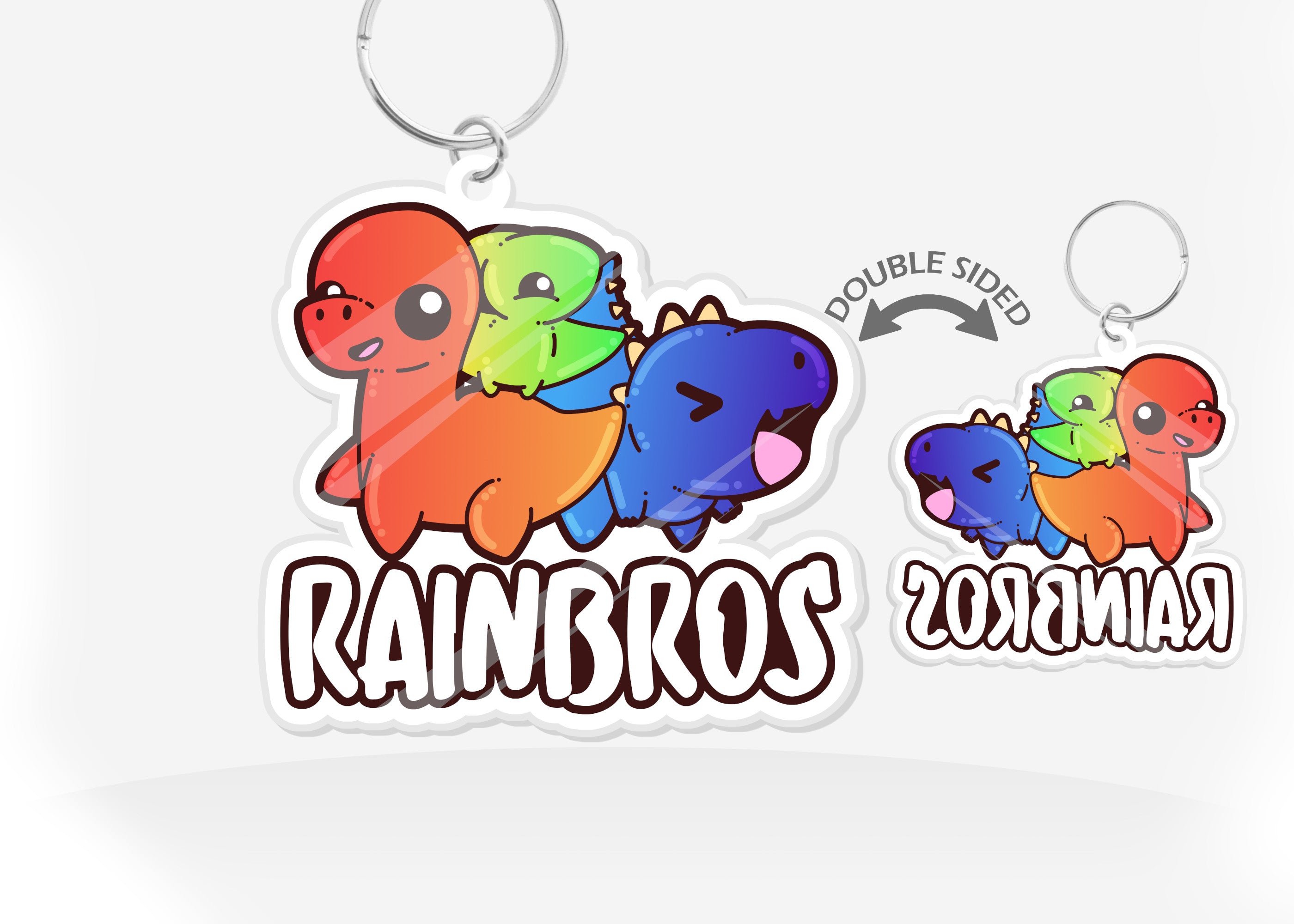 Keychain - Rainbros - ChubbleGumLLC