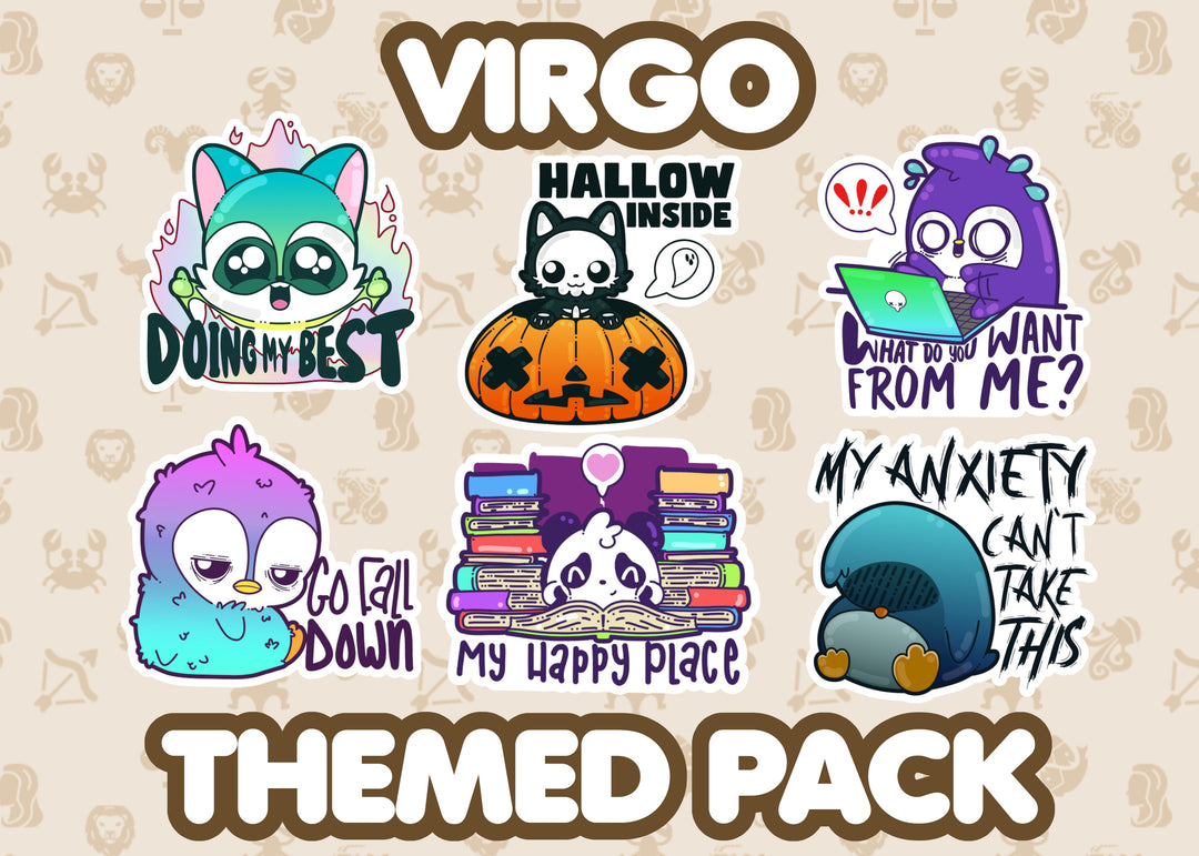 Virgo Zodiac Themed Pack - ChubbleGumLLC