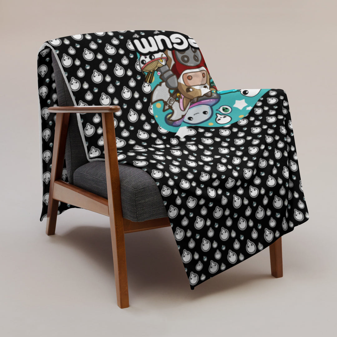 Chubble Gum Throw Blanket - ChubbleGumLLC