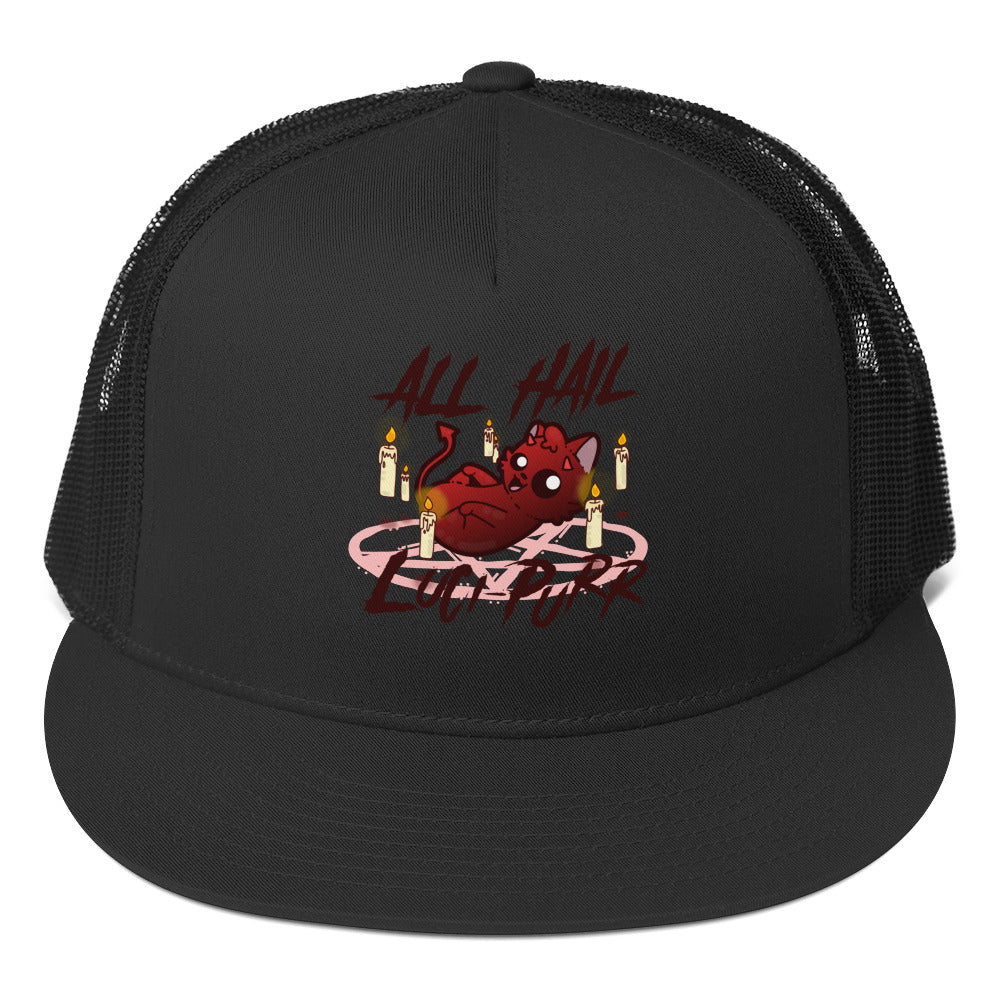 ALL HAIL LUCIPURR - TRUCKER HAT