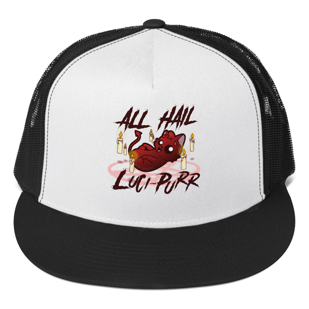 ALL HAIL LUCIPURR - TRUCKER HAT