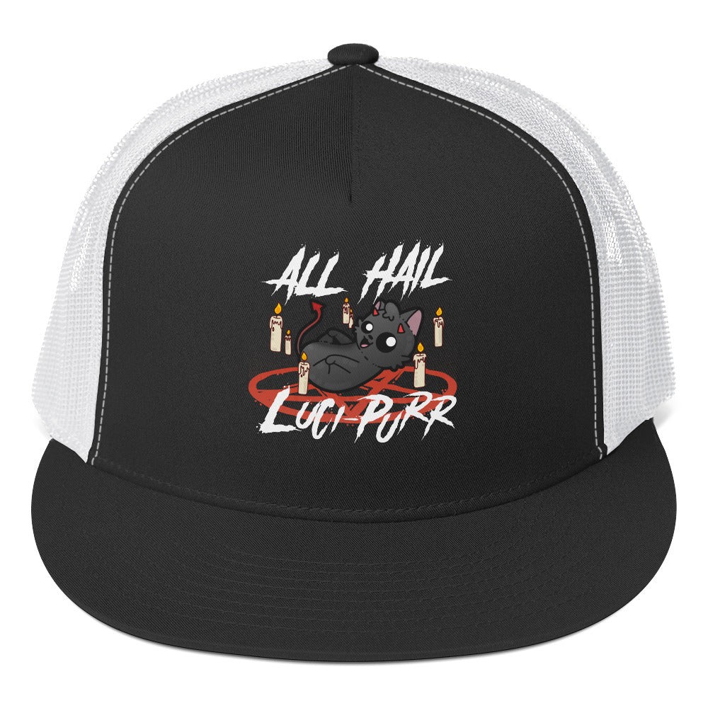 ALL HAIL LUCIPURR MODIFIED - TRUCKER HAT