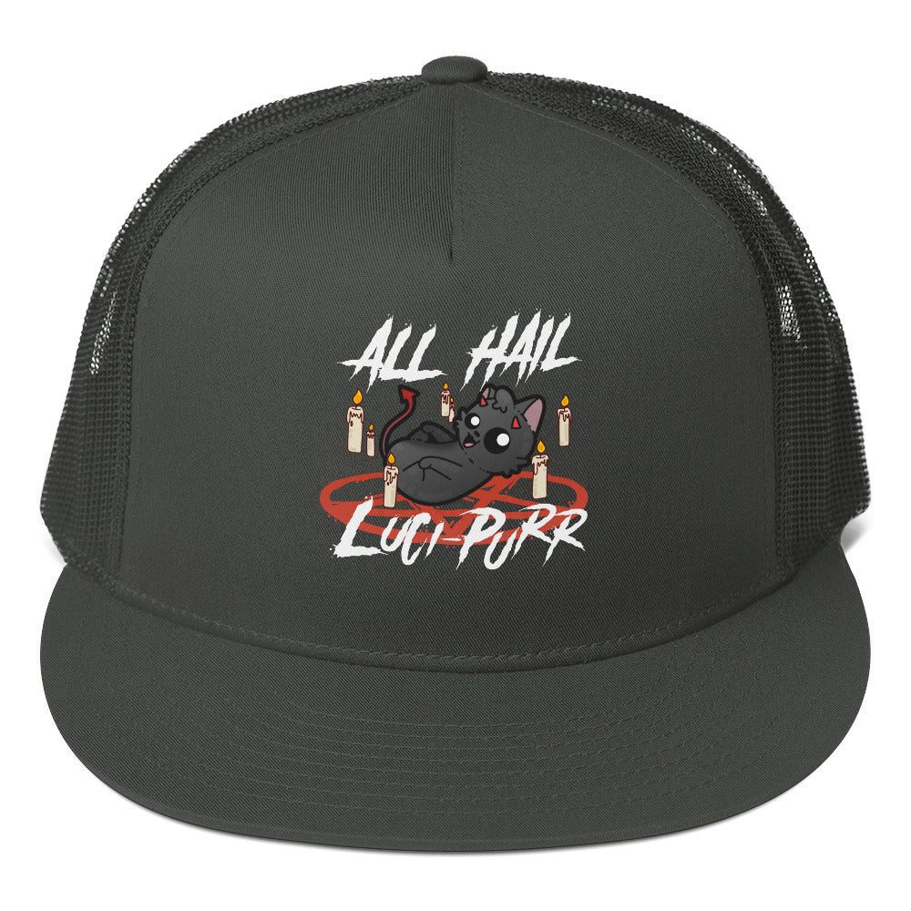 ALL HAIL LUCIPURR MODIFIED - TRUCKER HAT