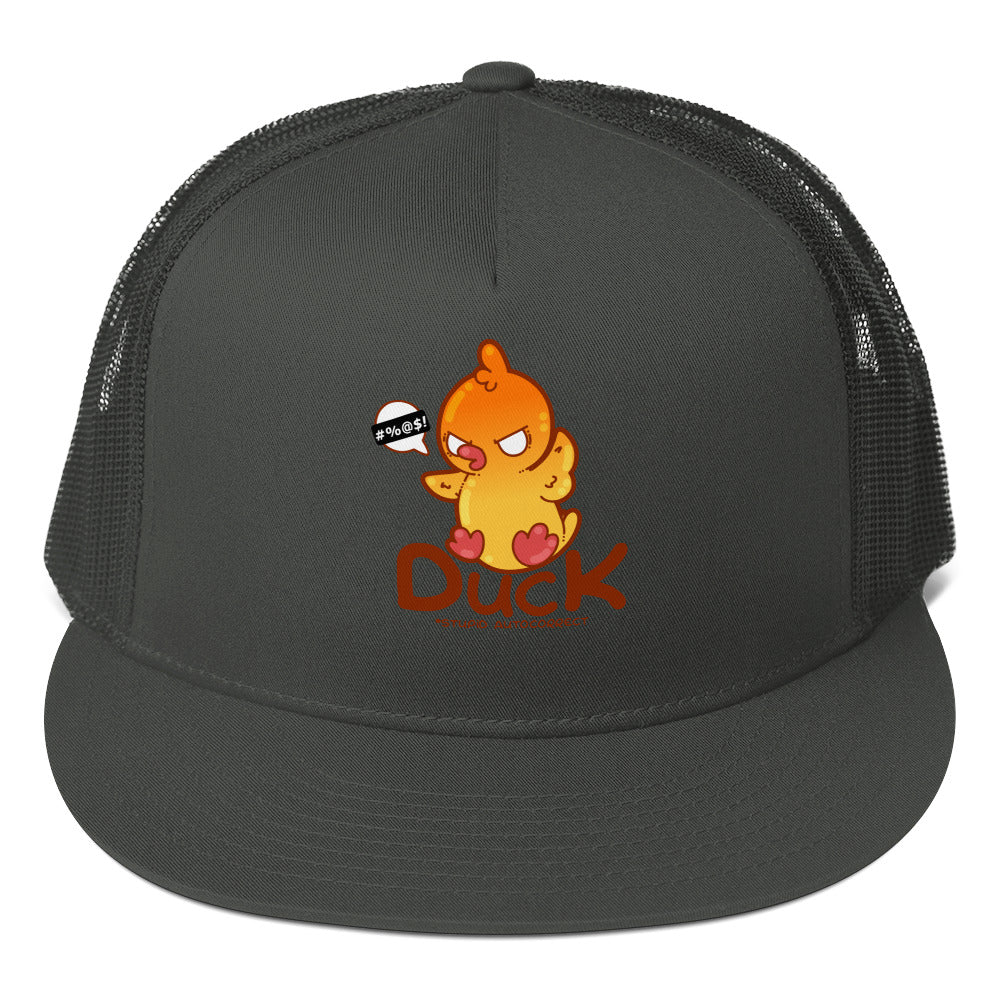 DUCK STUPID AUTOCORRECT - TRUCKER HAT