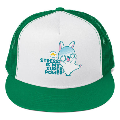 STRESS IS MY SUPERPOWER - TRUCKER HAT