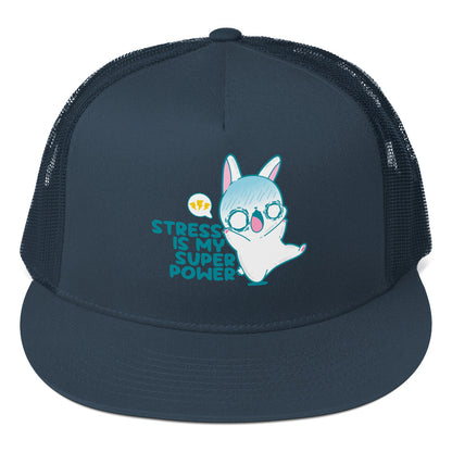 STRESS IS MY SUPERPOWER - TRUCKER HAT