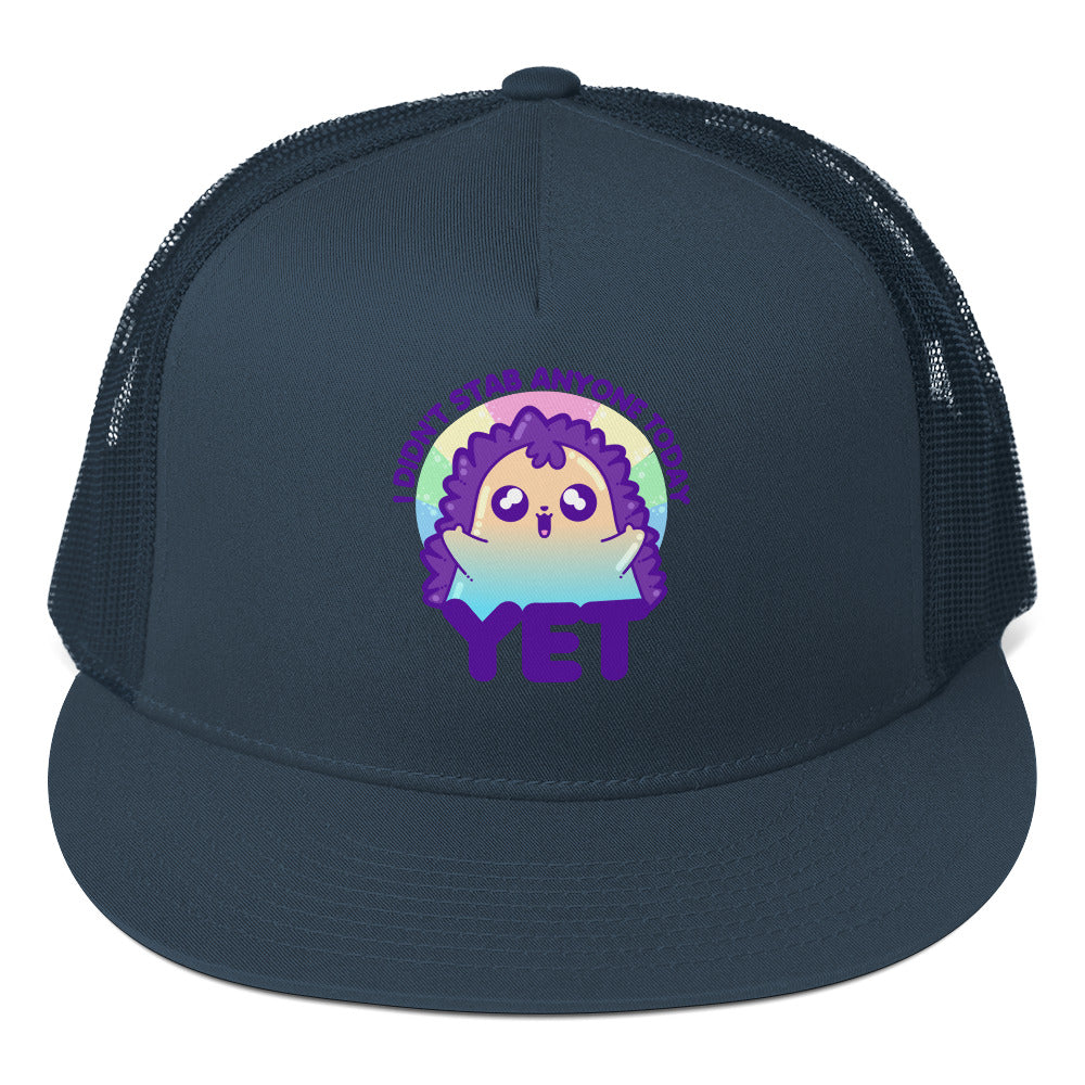 I DIDNT STAB ANYONE TODAY YET - TRUCKER HAT