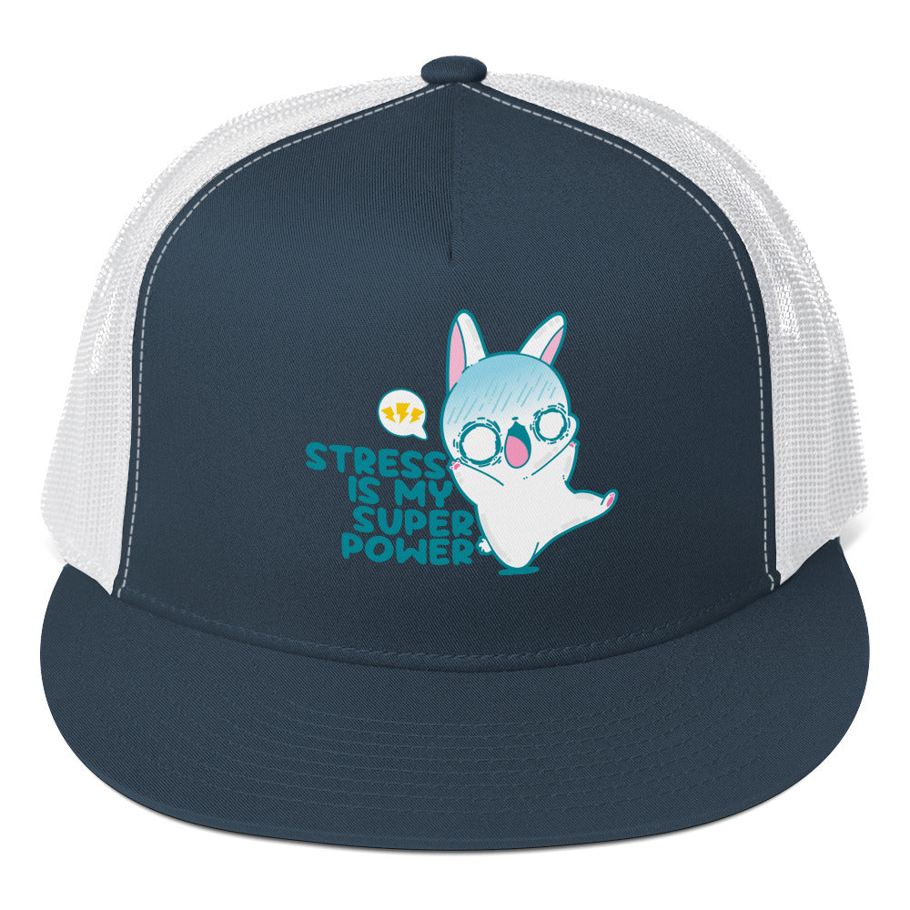 STRESS IS MY SUPERPOWER - TRUCKER HAT