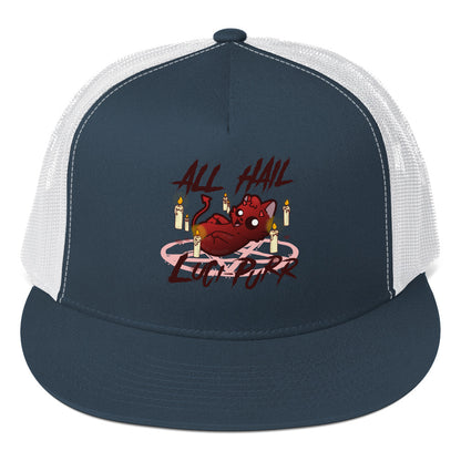 ALL HAIL LUCIPURR - TRUCKER HAT